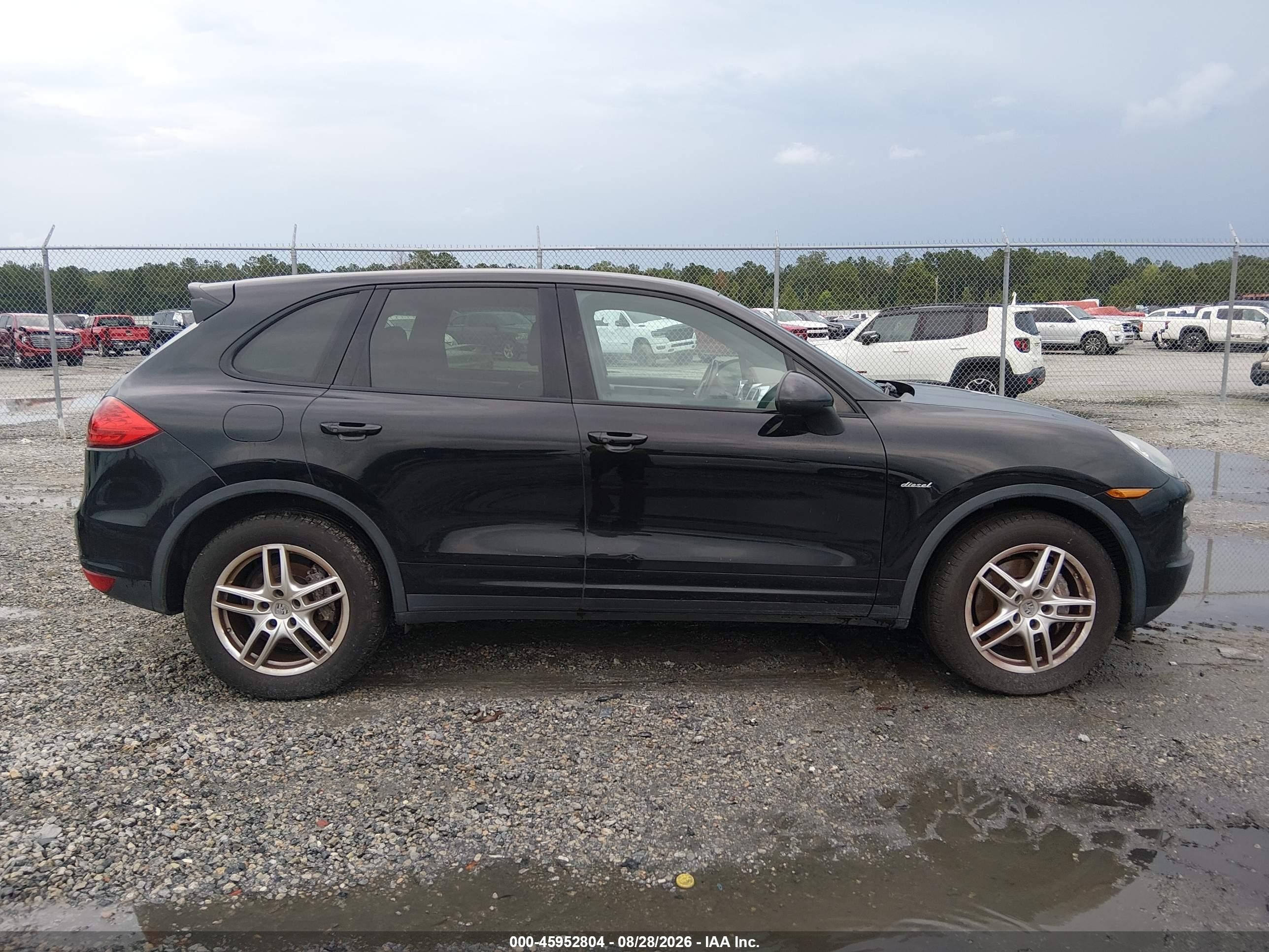 2014 Porsche Cayenne Diesel Black vin: WP1AF2A28ELA32410
