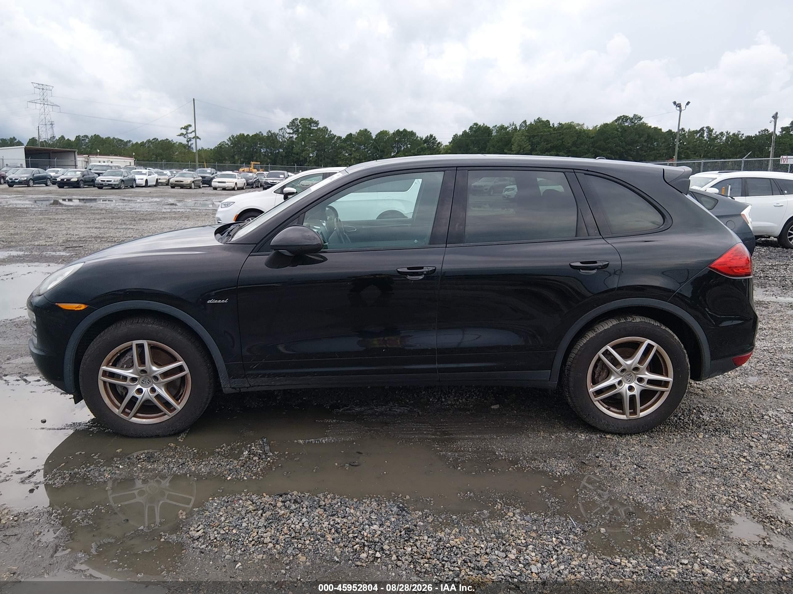 2014 Porsche Cayenne Diesel Black vin: WP1AF2A28ELA32410