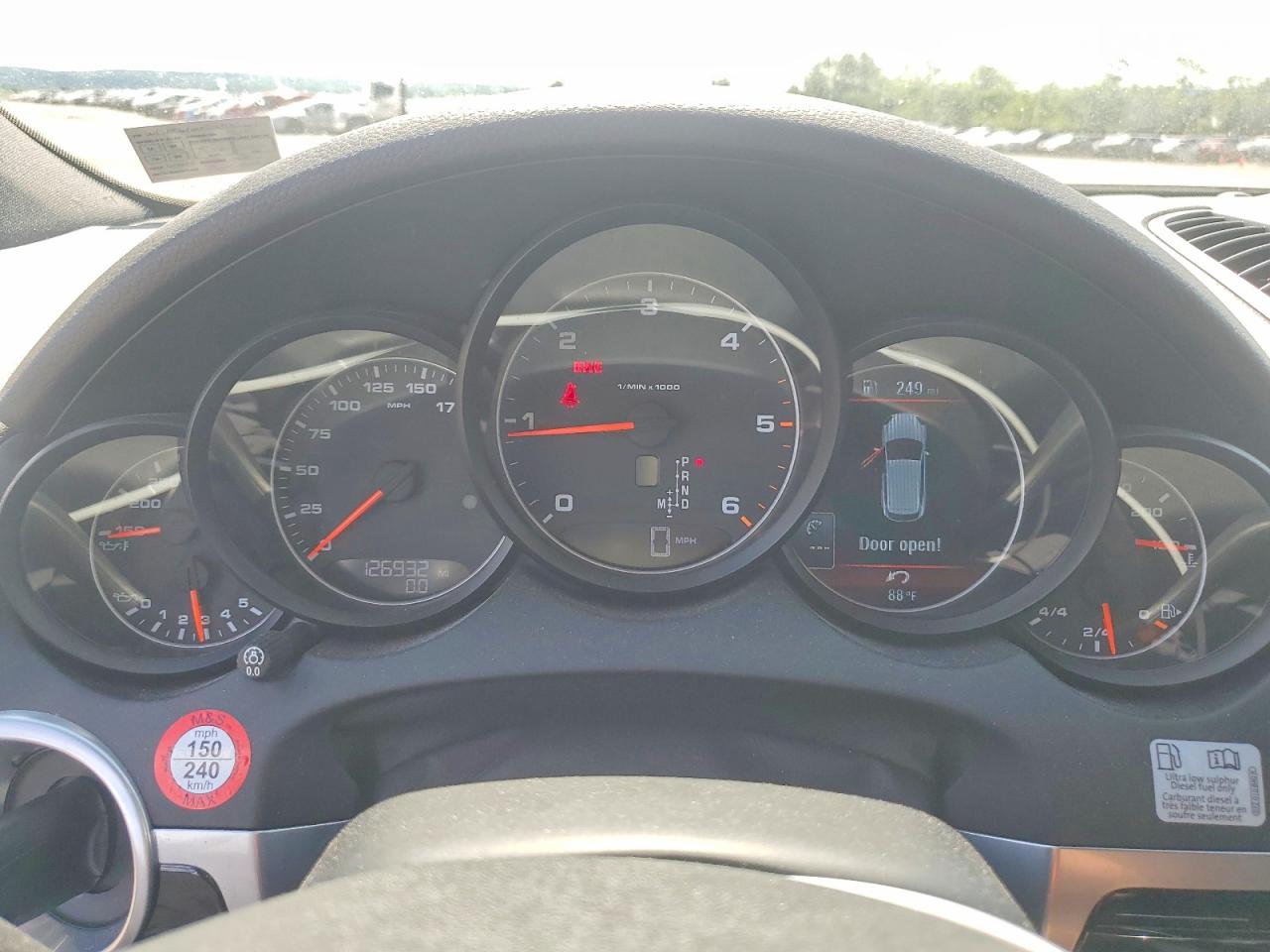 2013 Porsche Cayenne Silver vin: WP1AF2A2XDLA39924