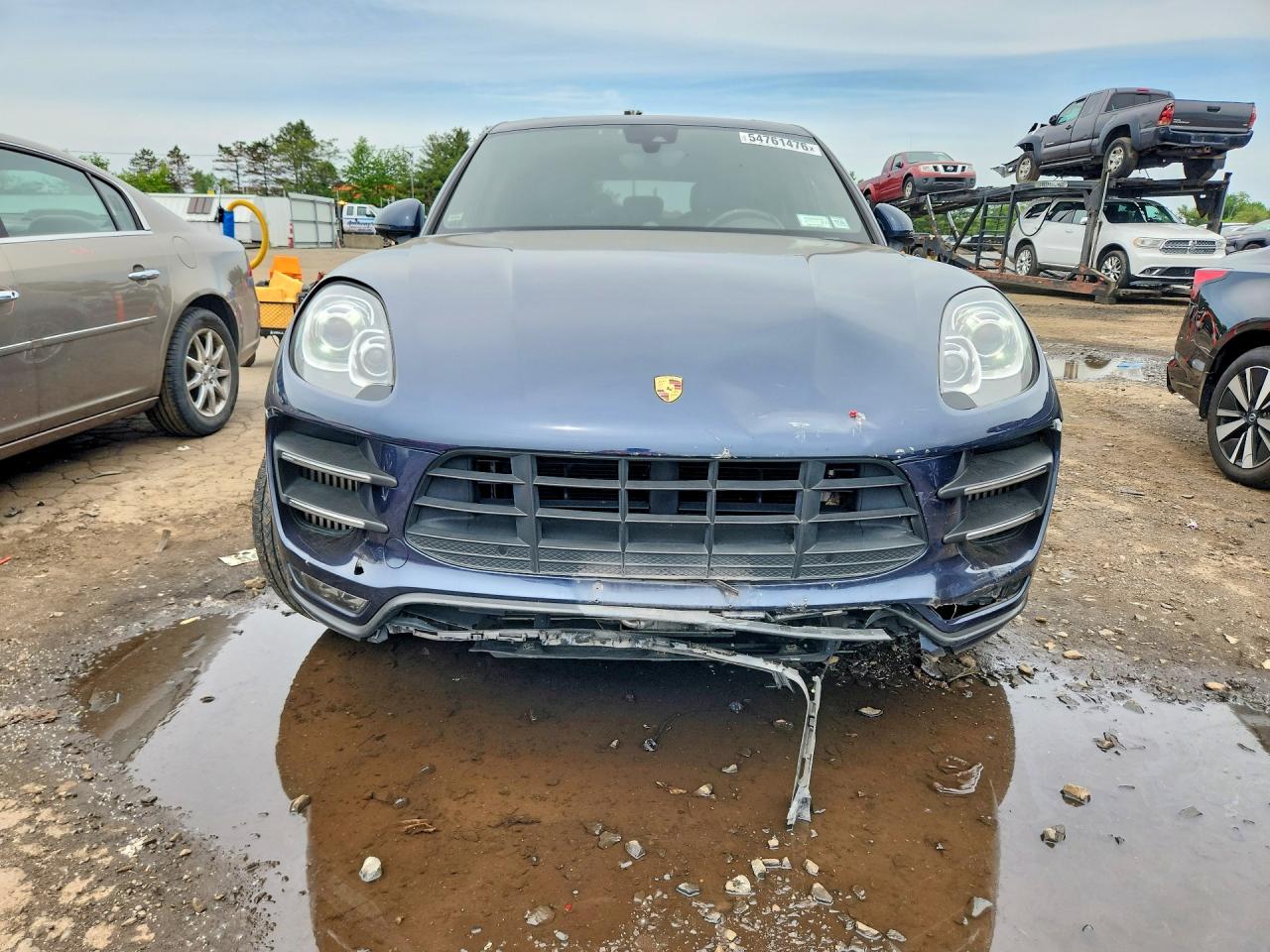 2015 Porsche Macan Turbo Blue vin: WP1AF2A50FLB94785