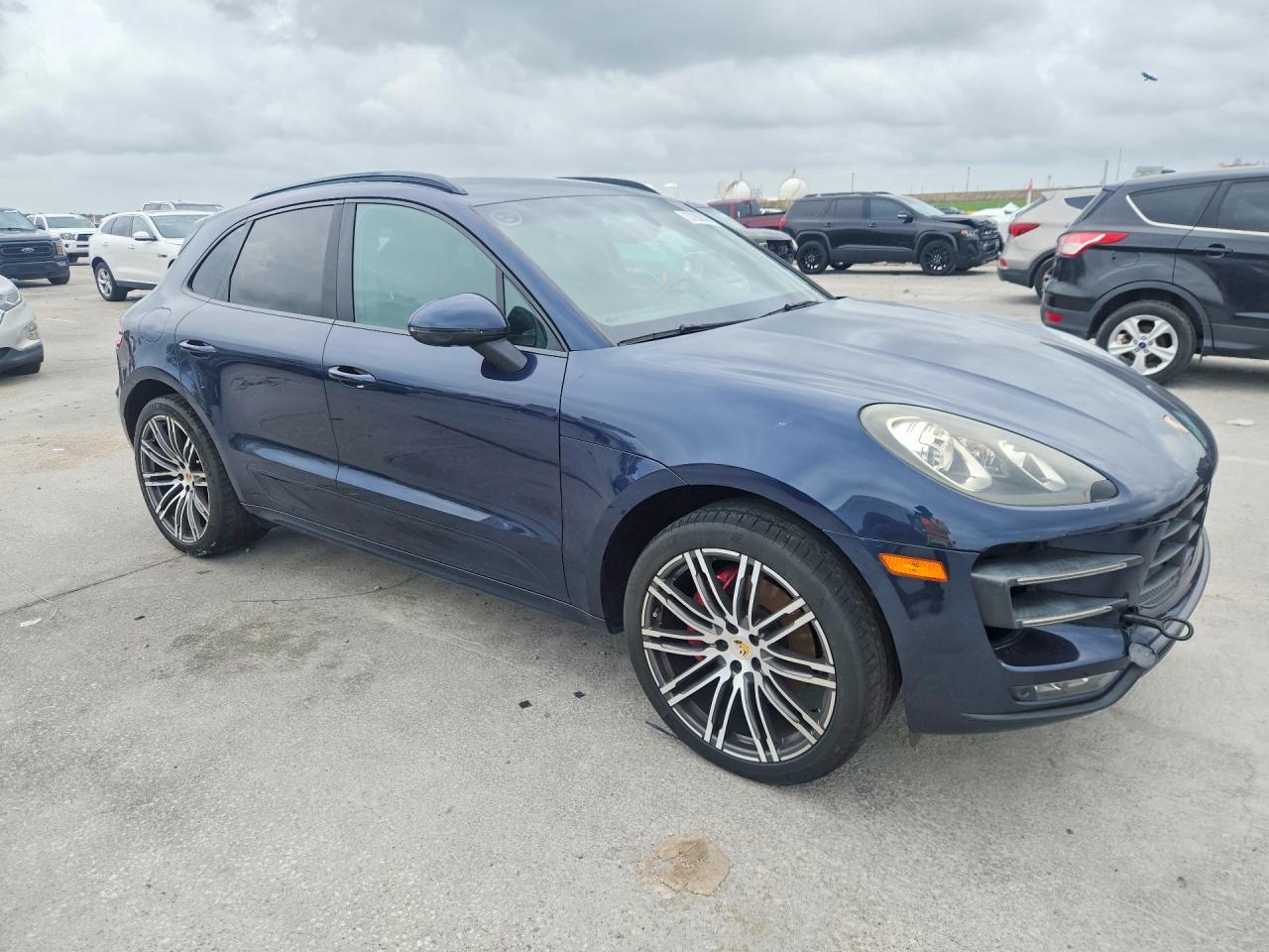 2015 Porsche Macan Turbo Blue vin: WP1AF2A54FLB94059