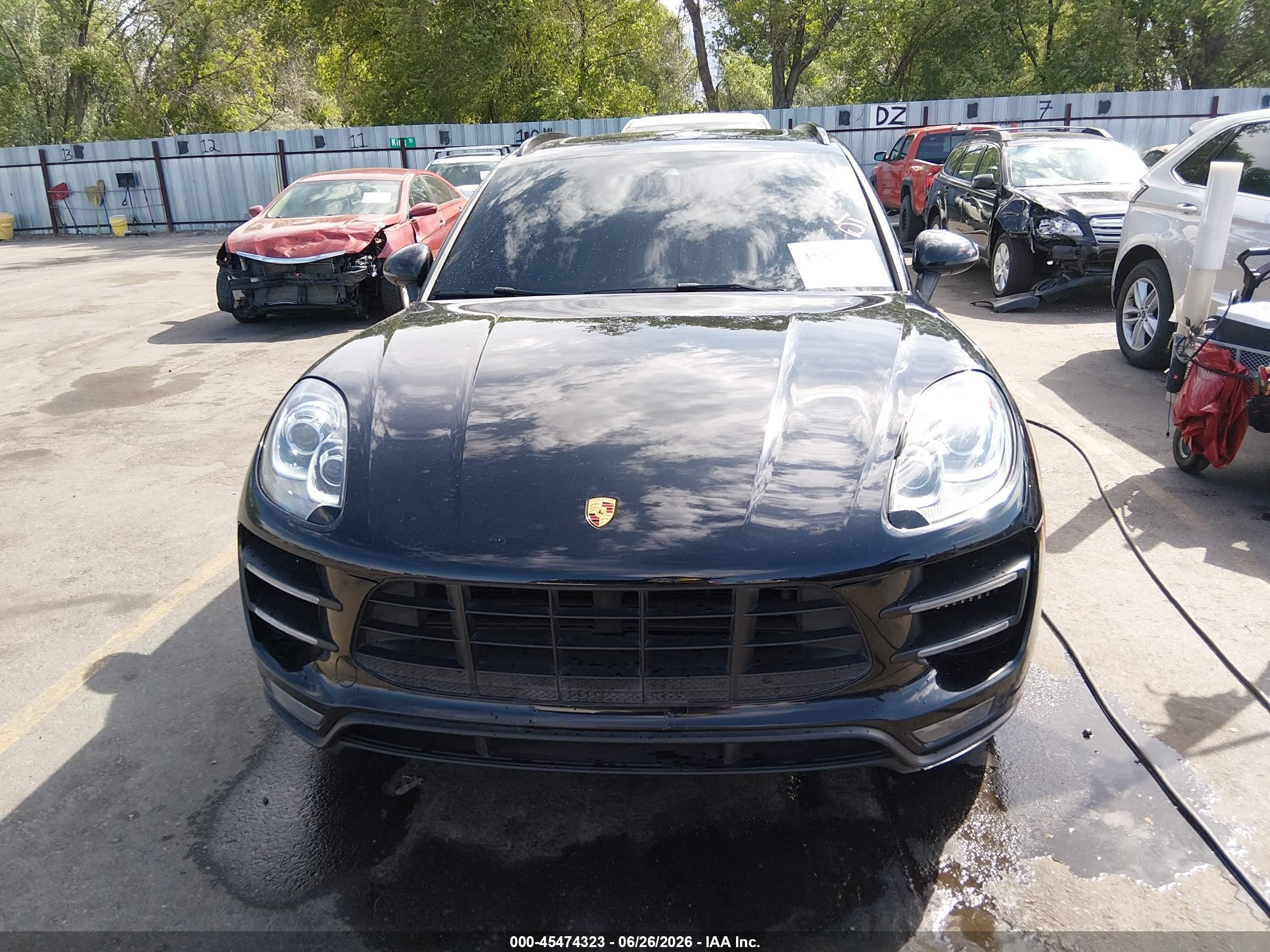 2015 Porsche Macan Turbo Black vin: WP1AF2A5XFLB90193
