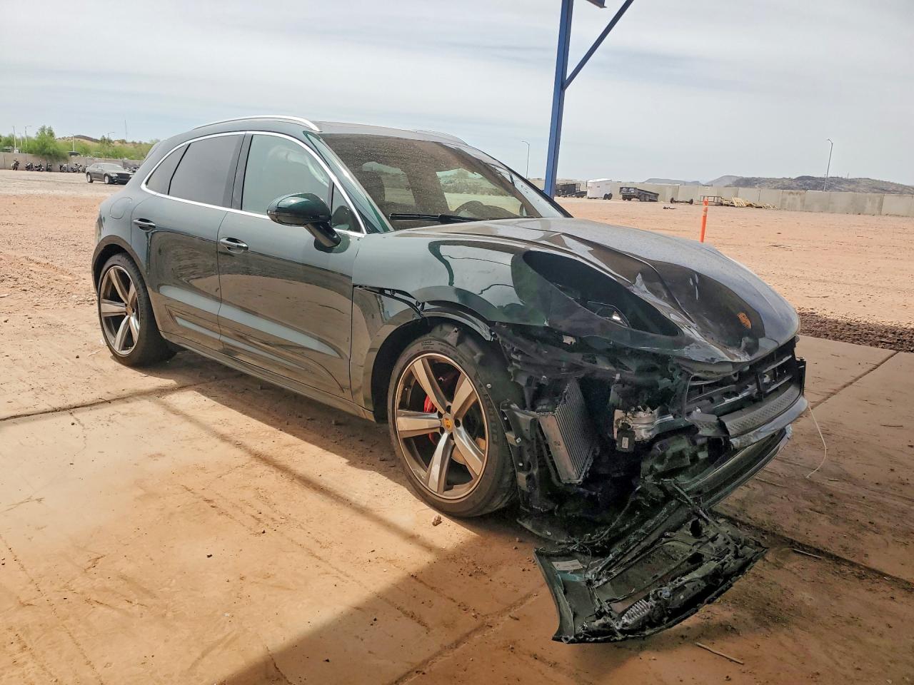 2023 Porsche Macan S Green vin: WP1AG2A59PLB40237