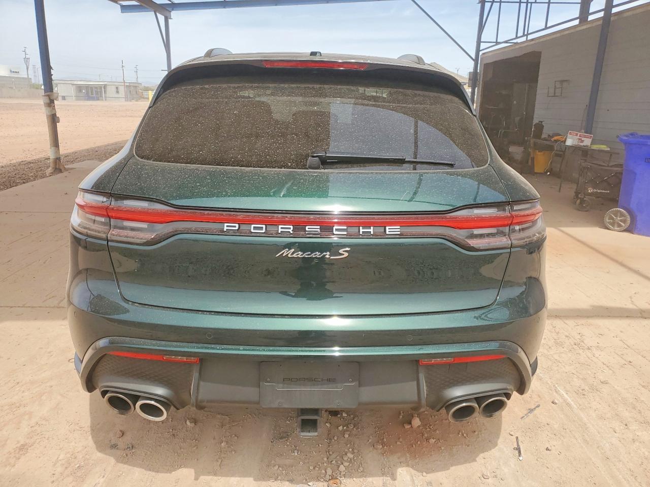 2023 Porsche Macan S Green vin: WP1AG2A59PLB40237