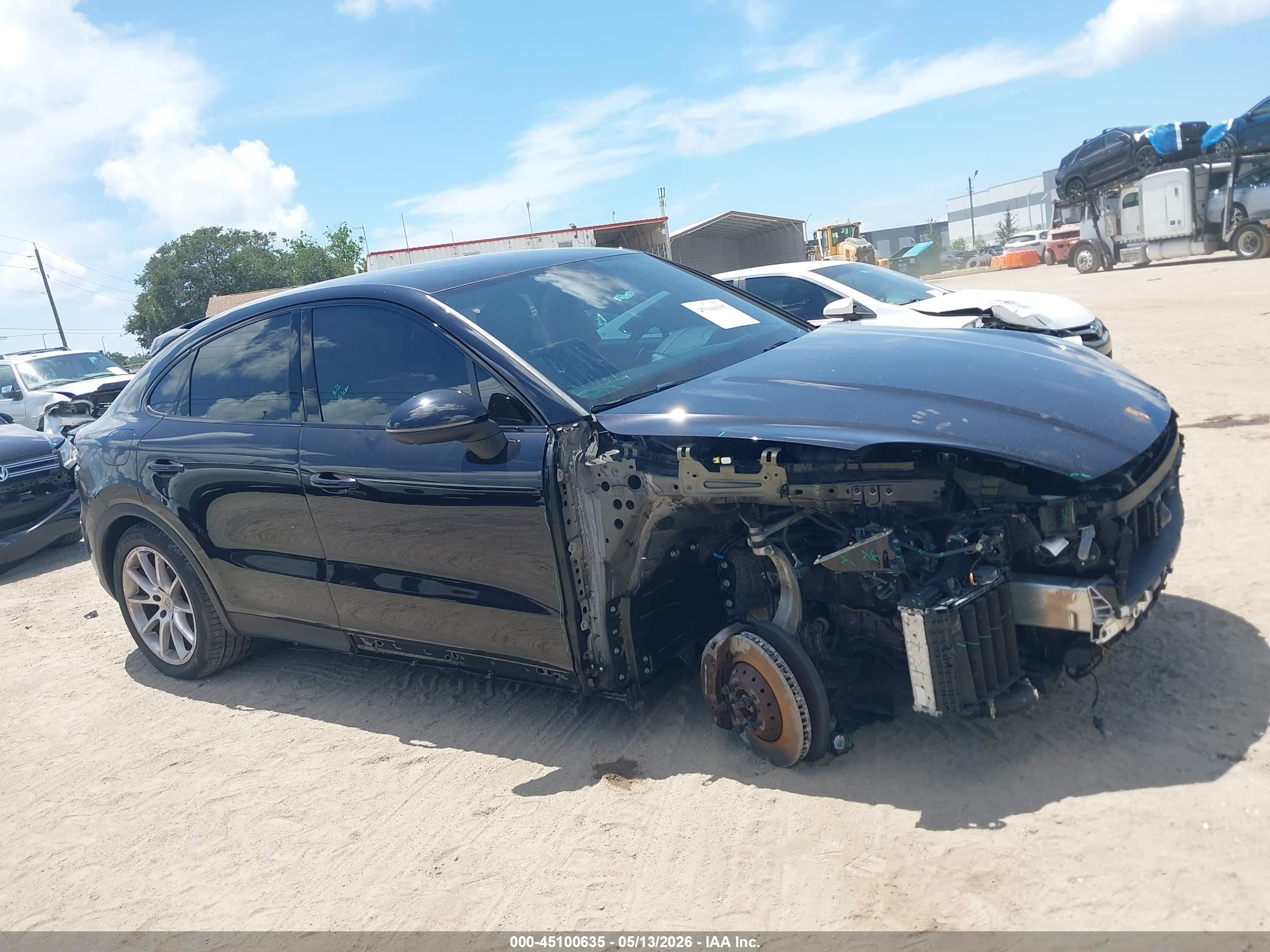 2021 Porsche Cayenne Coupe   Black vin: WP1BA2AY3MDA42178