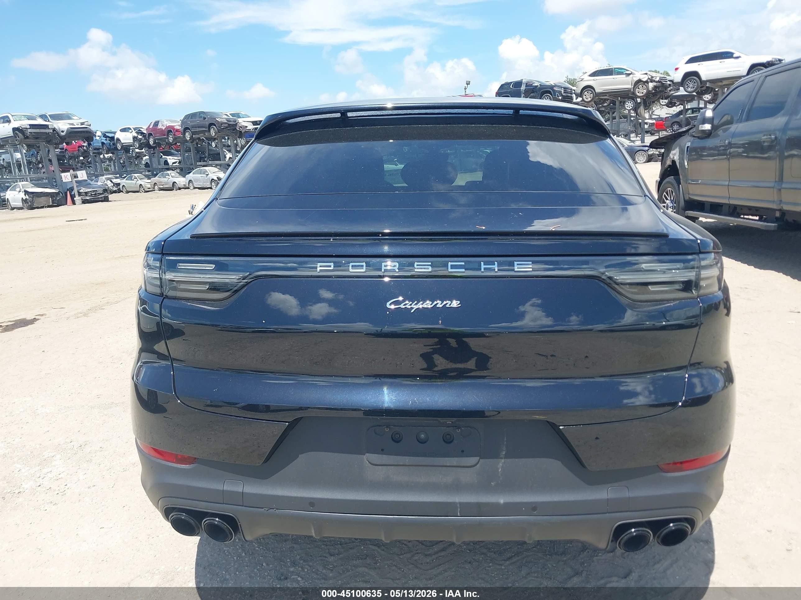 2021 Porsche Cayenne Coupe   Black vin: WP1BA2AY3MDA42178