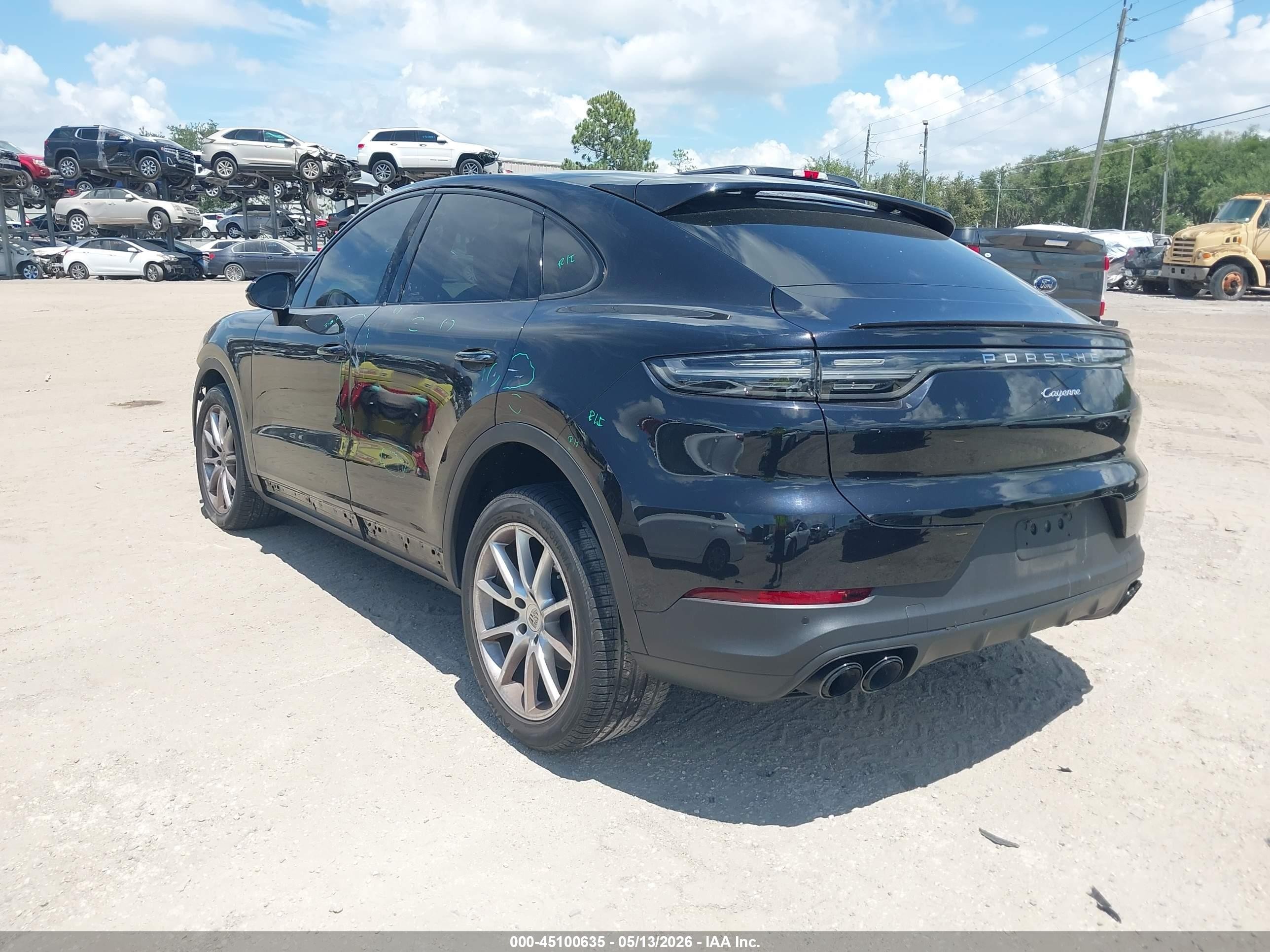 2021 Porsche Cayenne Coupe   Black vin: WP1BA2AY3MDA42178