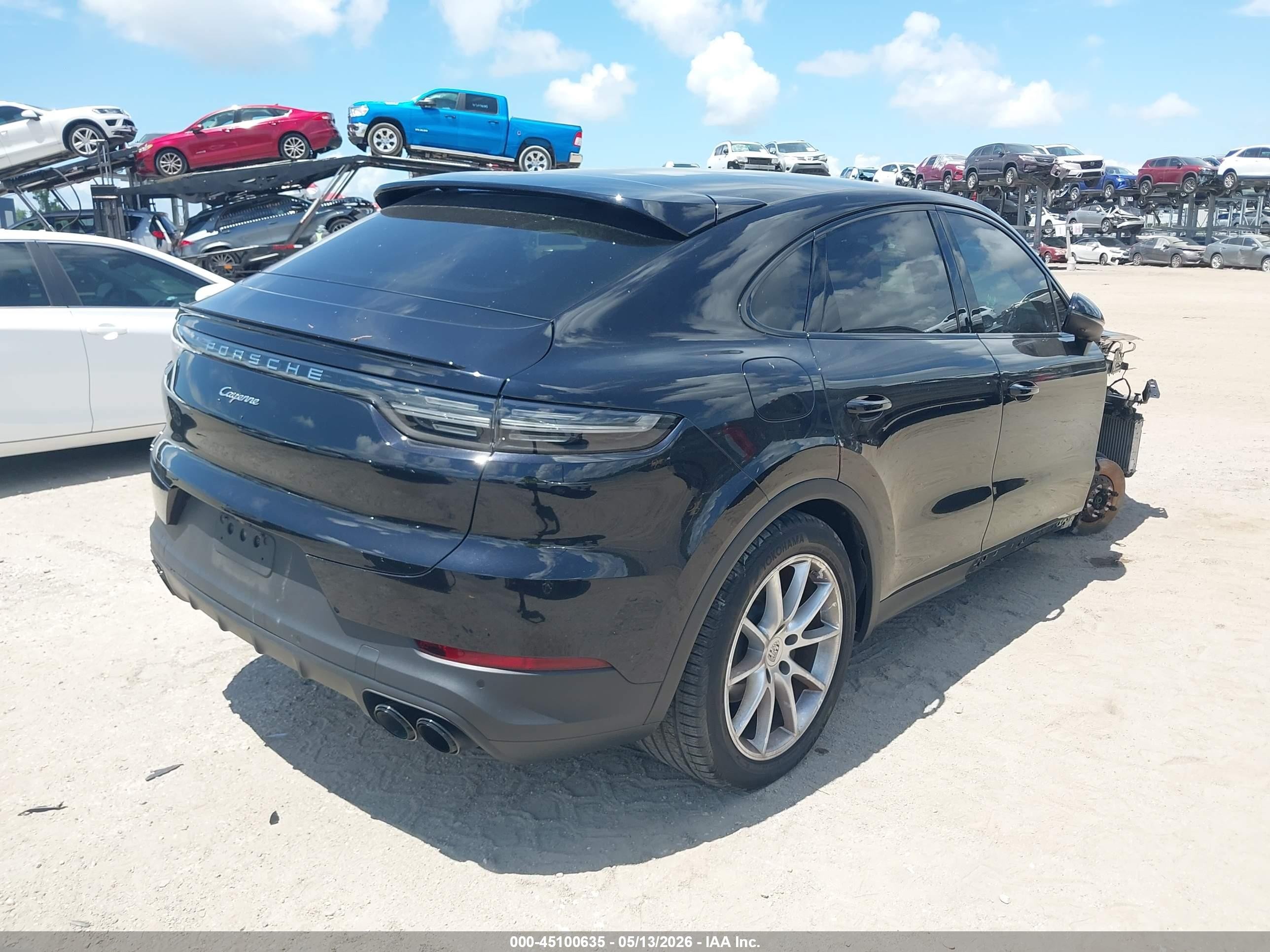 2021 Porsche Cayenne Coupe   Black vin: WP1BA2AY3MDA42178