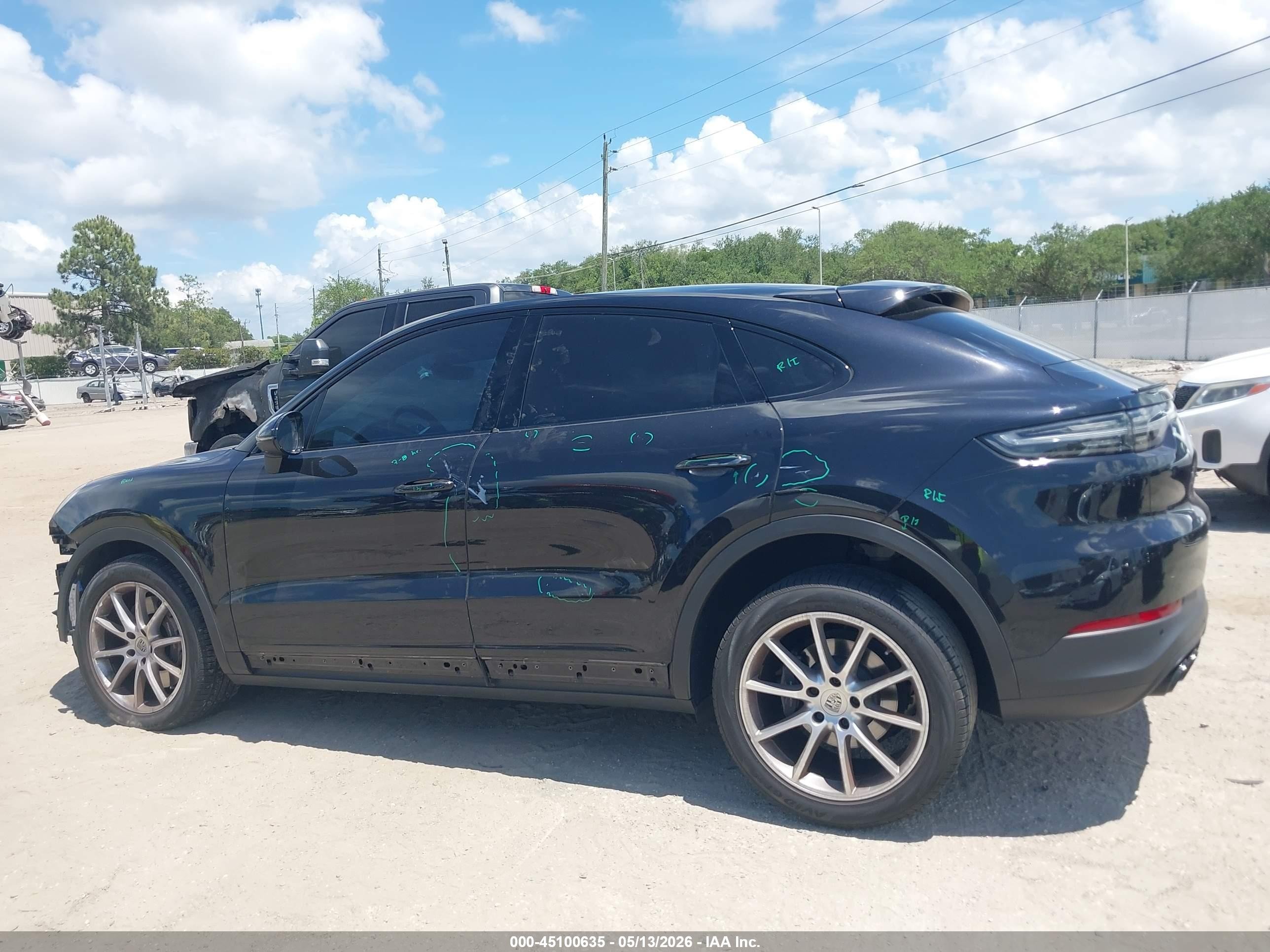 2021 Porsche Cayenne Coupe   Black vin: WP1BA2AY3MDA42178
