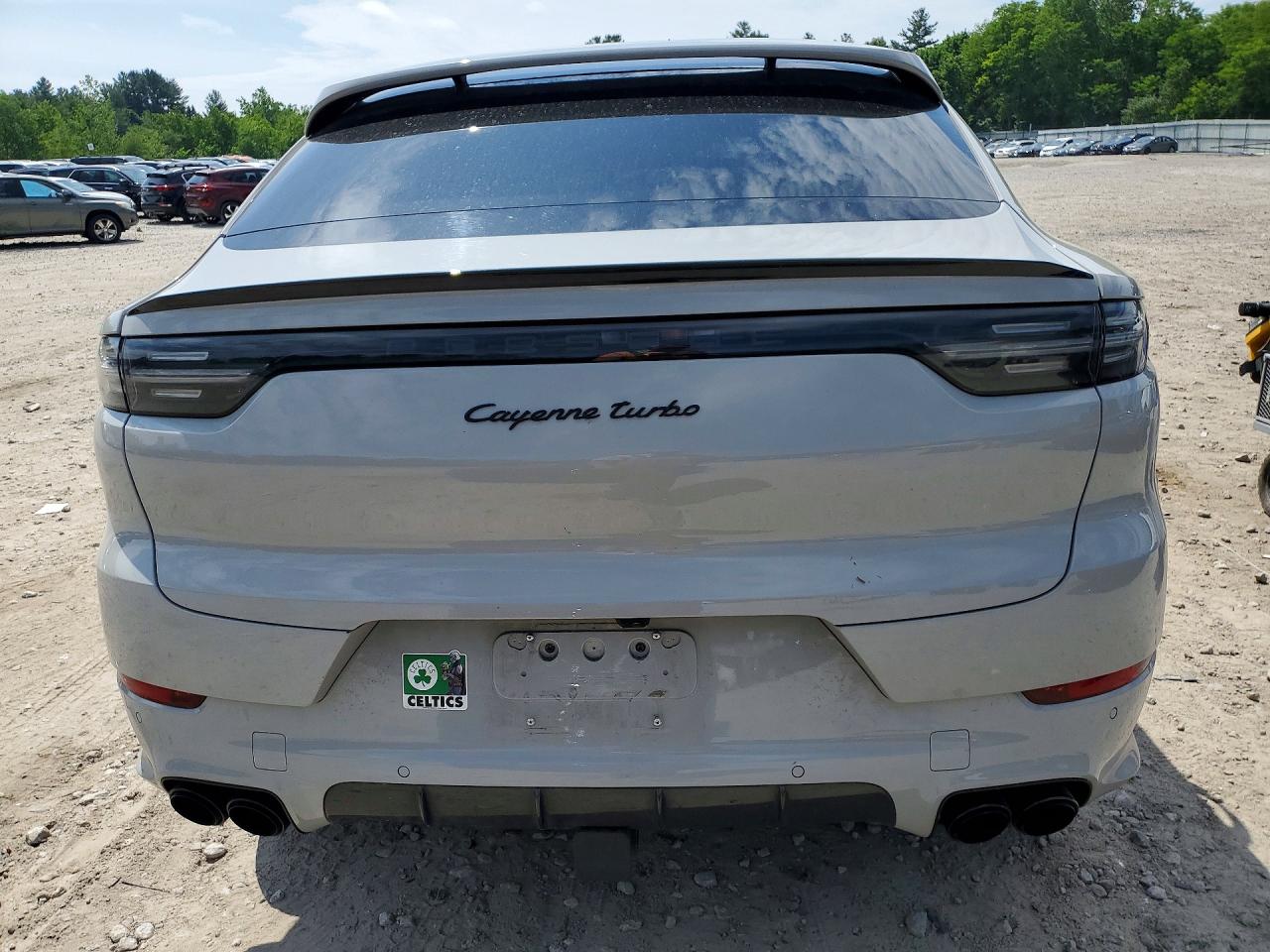2020 Porsche Cayenne Turbo Coupe Gray vin: WP1BF2AY8LDA65570