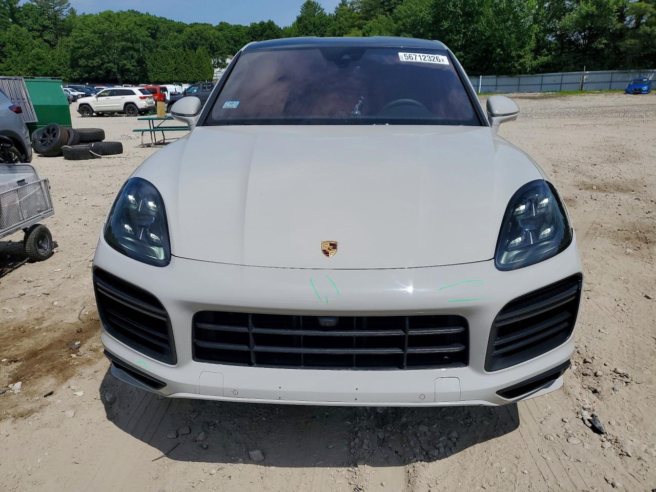 2020 Porsche Cayenne Turbo Coupe Gray vin: WP1BF2AY8LDA65570