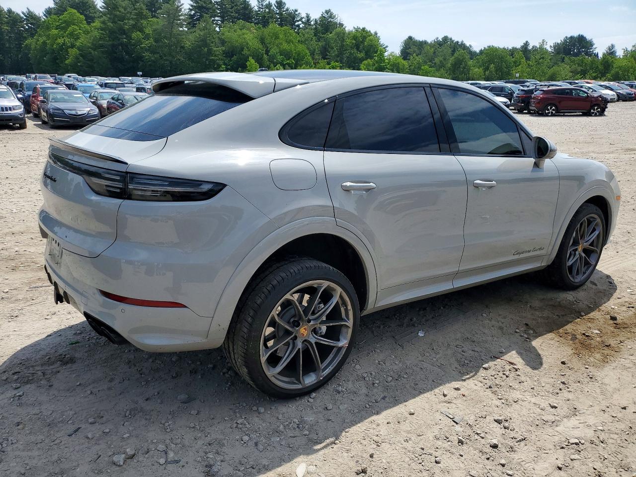2020 Porsche Cayenne Turbo Coupe Gray vin: WP1BF2AY8LDA65570