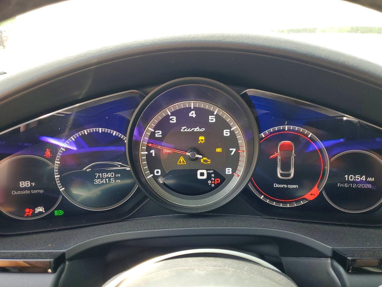 2020 Porsche Cayenne Turbo Coupe Gray vin: WP1BF2AY8LDA65570