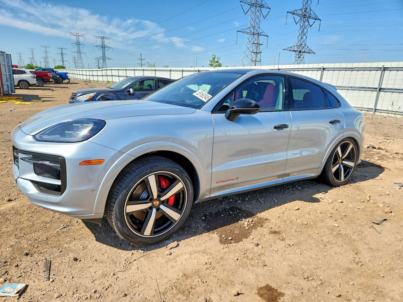 2025 Porsche Cayenne S Coupe Silver vin: WP1BL2AY1SDA39724