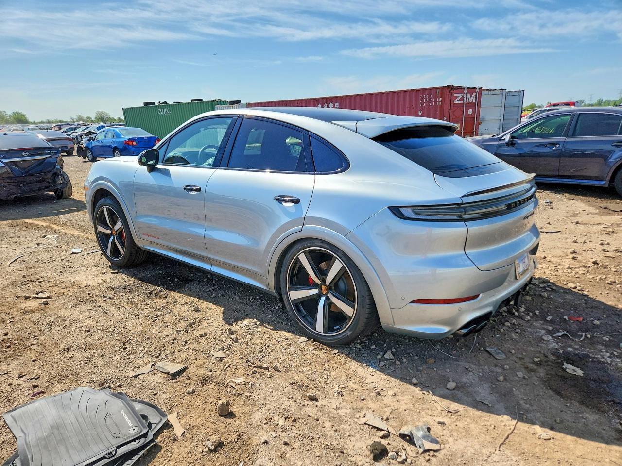 2025 Porsche Cayenne S Coupe Silver vin: WP1BL2AY1SDA39724