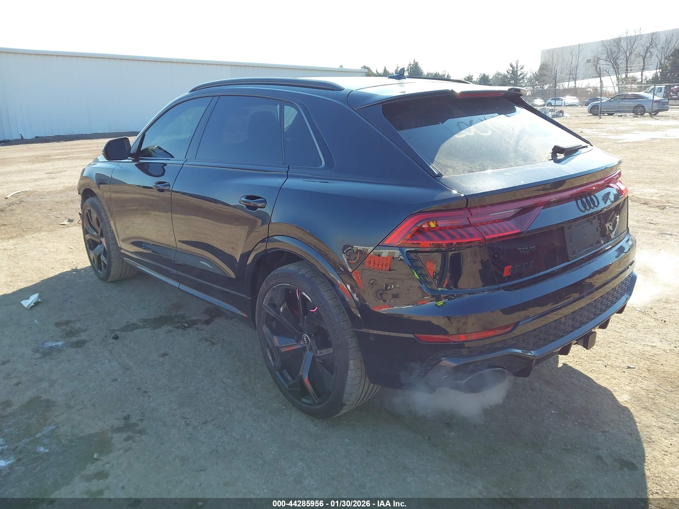 2021 Audi Rs Q8 Tfsi Quattro Tiptronic Black vin: WU1ARAF18MD017596