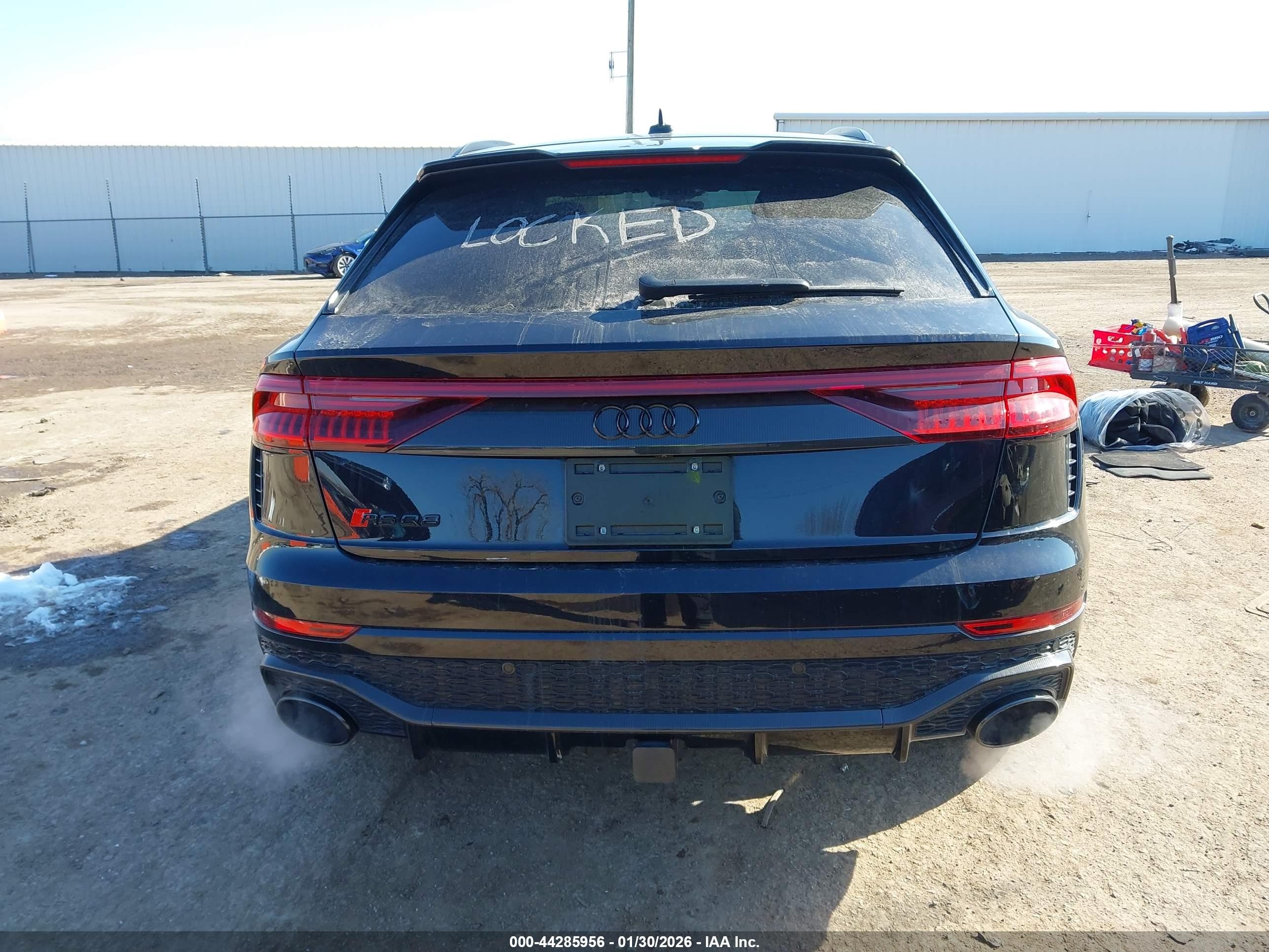 2021 Audi Rs Q8 Tfsi Quattro Tiptronic Black vin: WU1ARAF18MD017596
