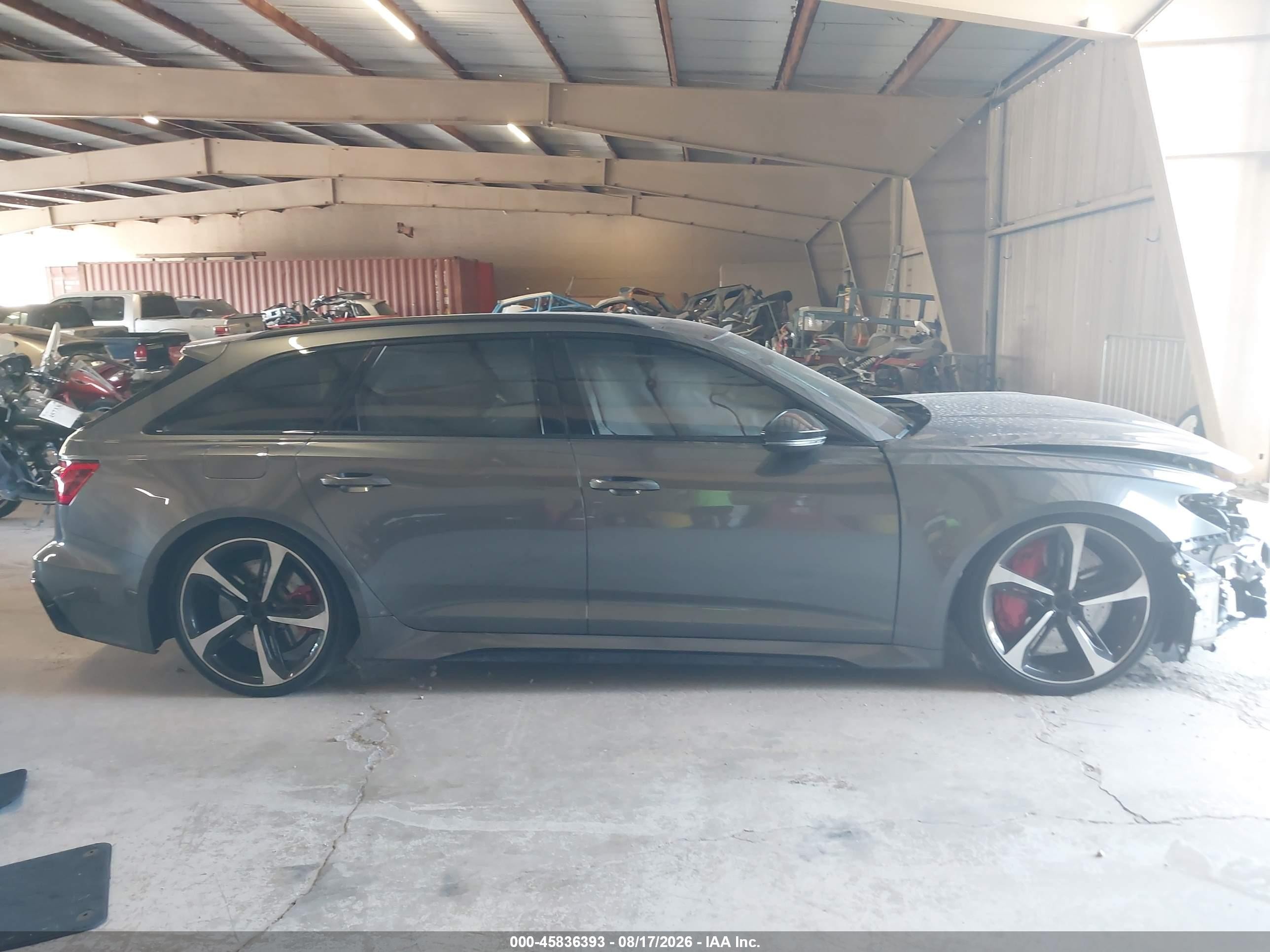 2021 Audi Rs 6 Avant Tfsi Quattro Tiptronic Black vin: WUA1CBF20MN905530