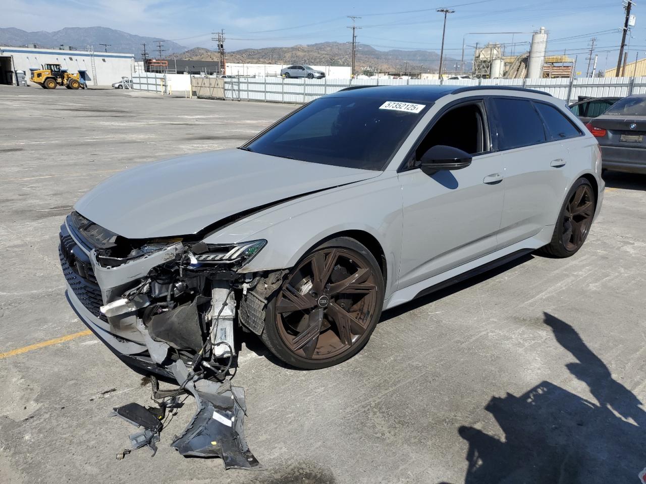 2021 Audi Rs6 Gray vin: WUA1CBF21MN908467