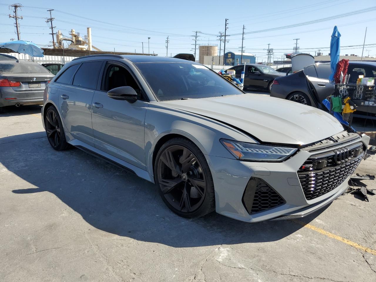 2021 Audi Rs6 Gray vin: WUA1CBF21MN908467