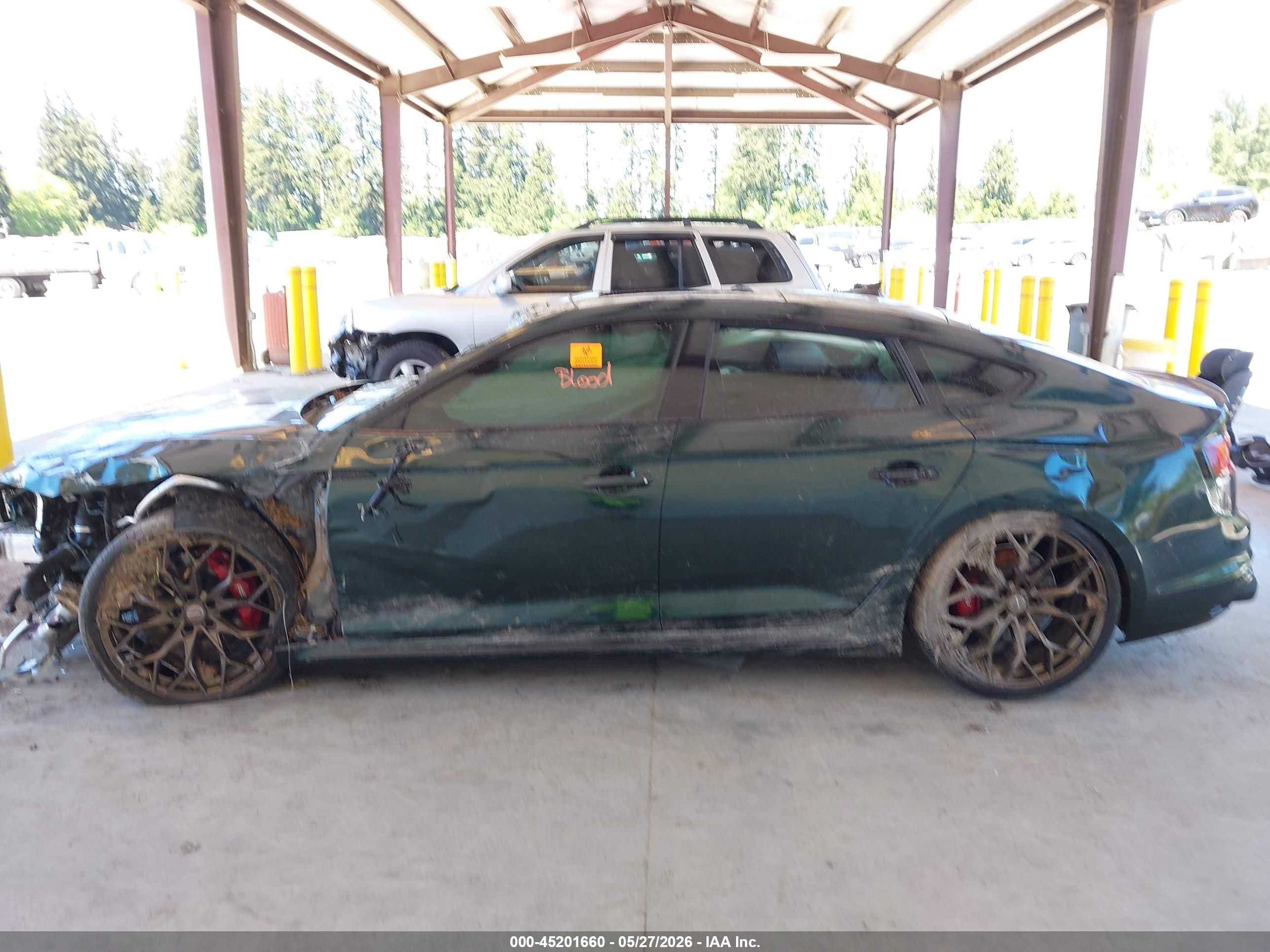2019 Audi Rs 5 2.9t Зеленый vin: WUABWCF57KA902916