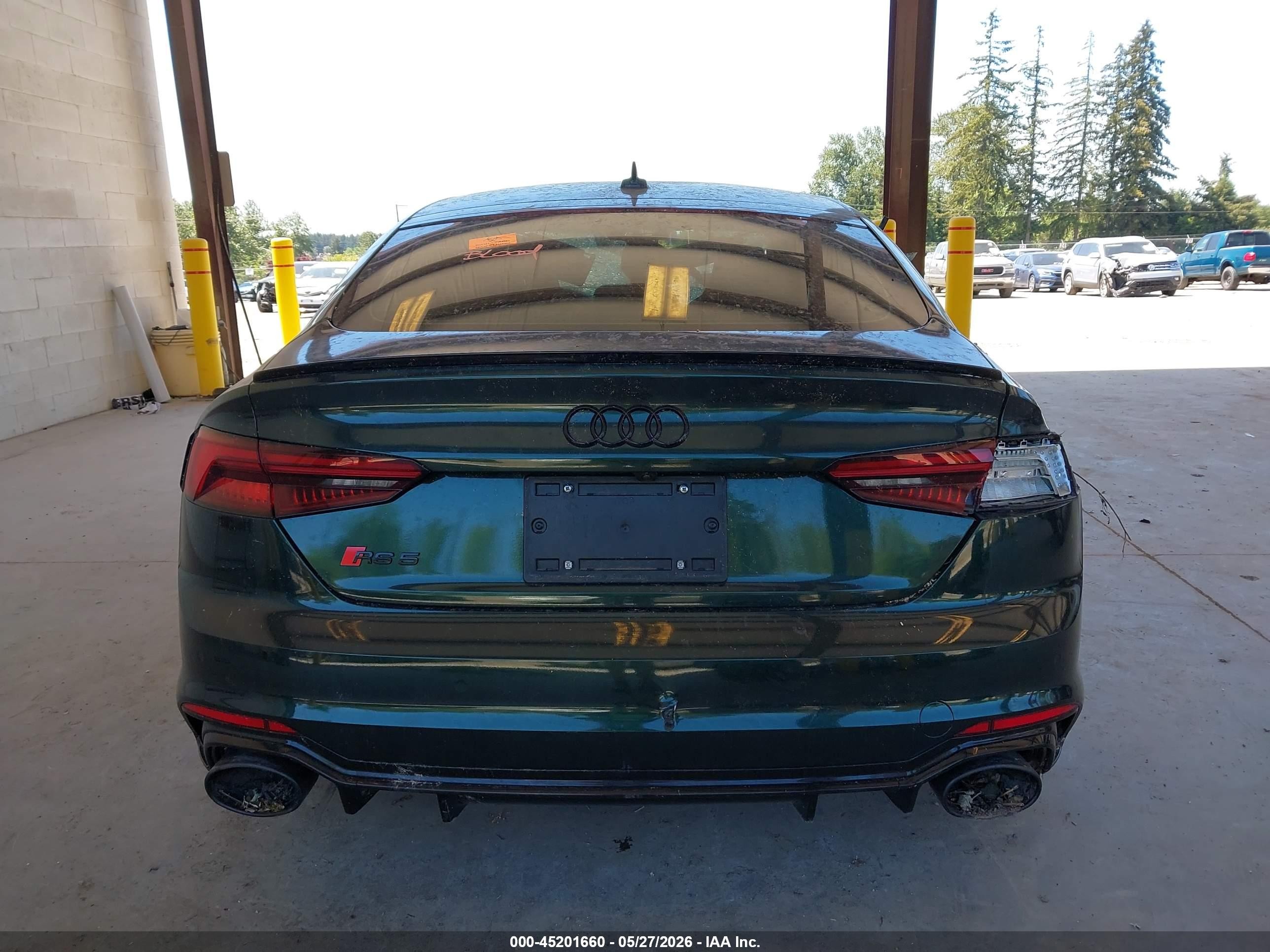 2019 Audi Rs 5 2.9t Зеленый vin: WUABWCF57KA902916