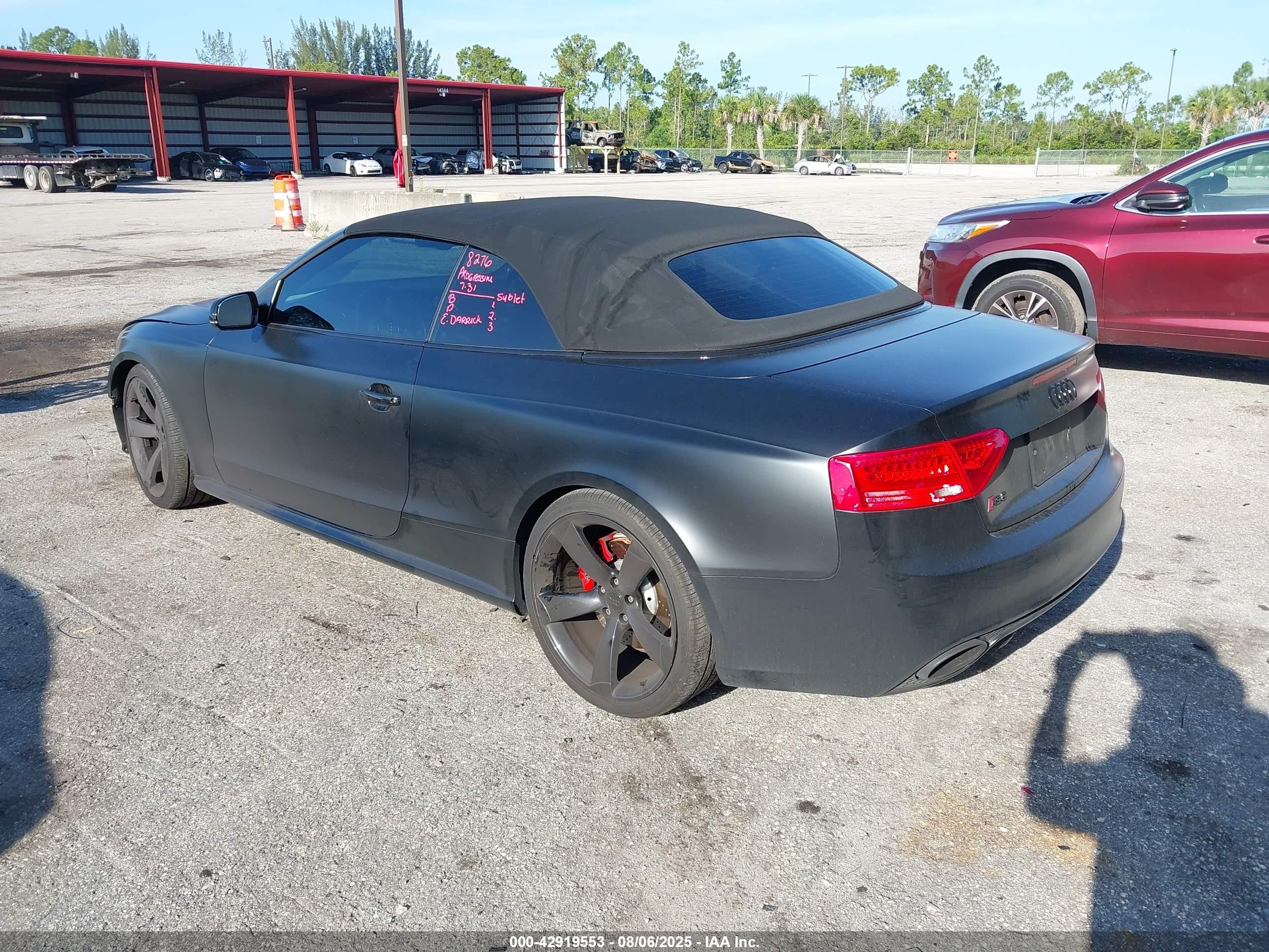 2014 Audi Rs 5 4.2 Black vin: WUAC6AFH0EN900344