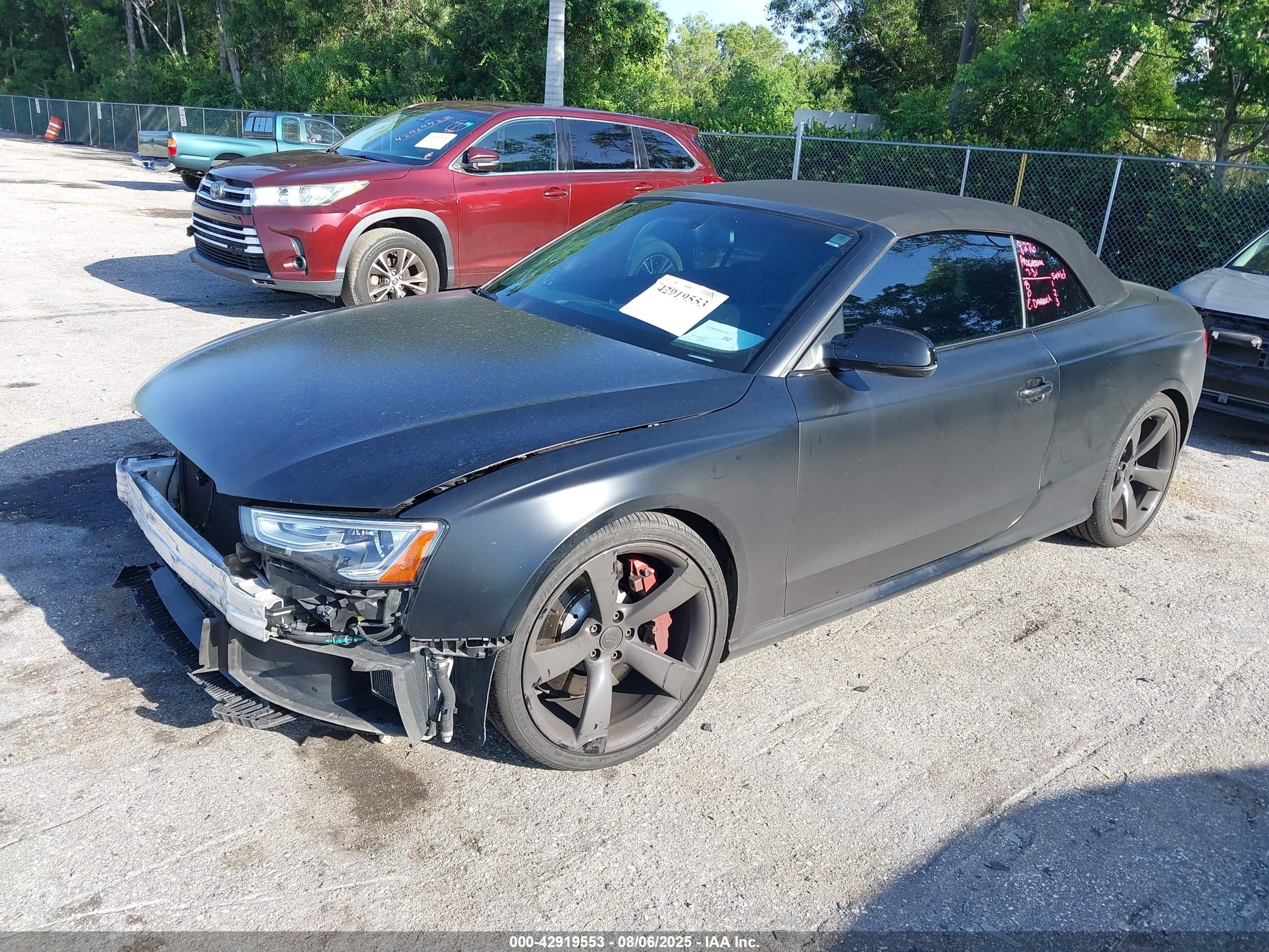 2014 Audi Rs 5 4.2 Black vin: WUAC6AFH0EN900344