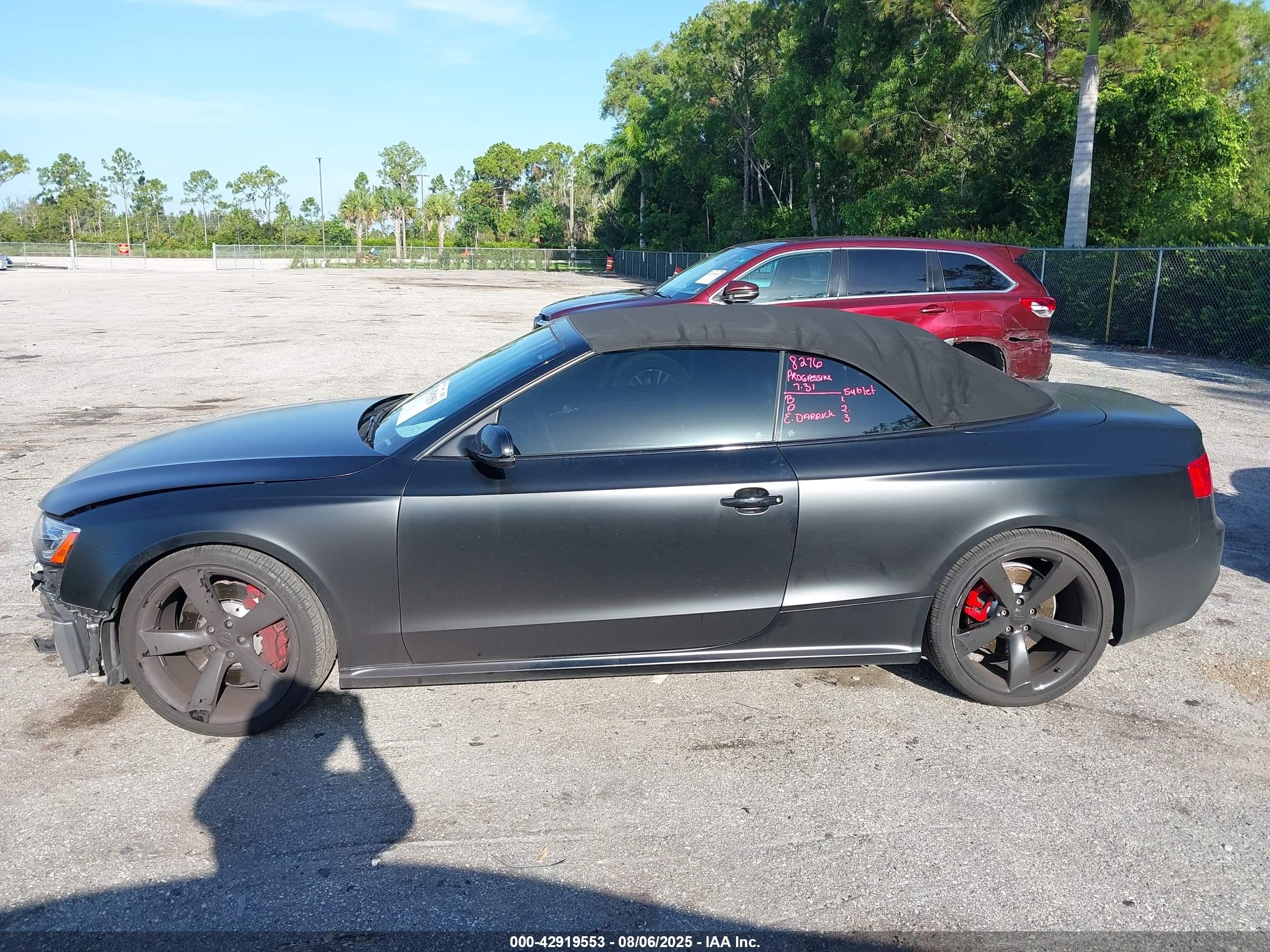 2014 Audi Rs 5 4.2 Black vin: WUAC6AFH0EN900344