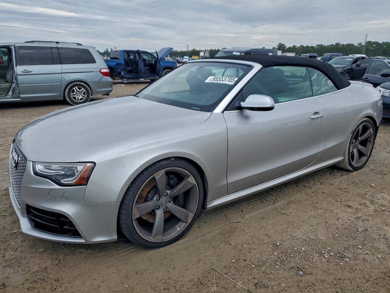 2014 Audi Rs5 Silver vin: WUAC6AFH2EN900443