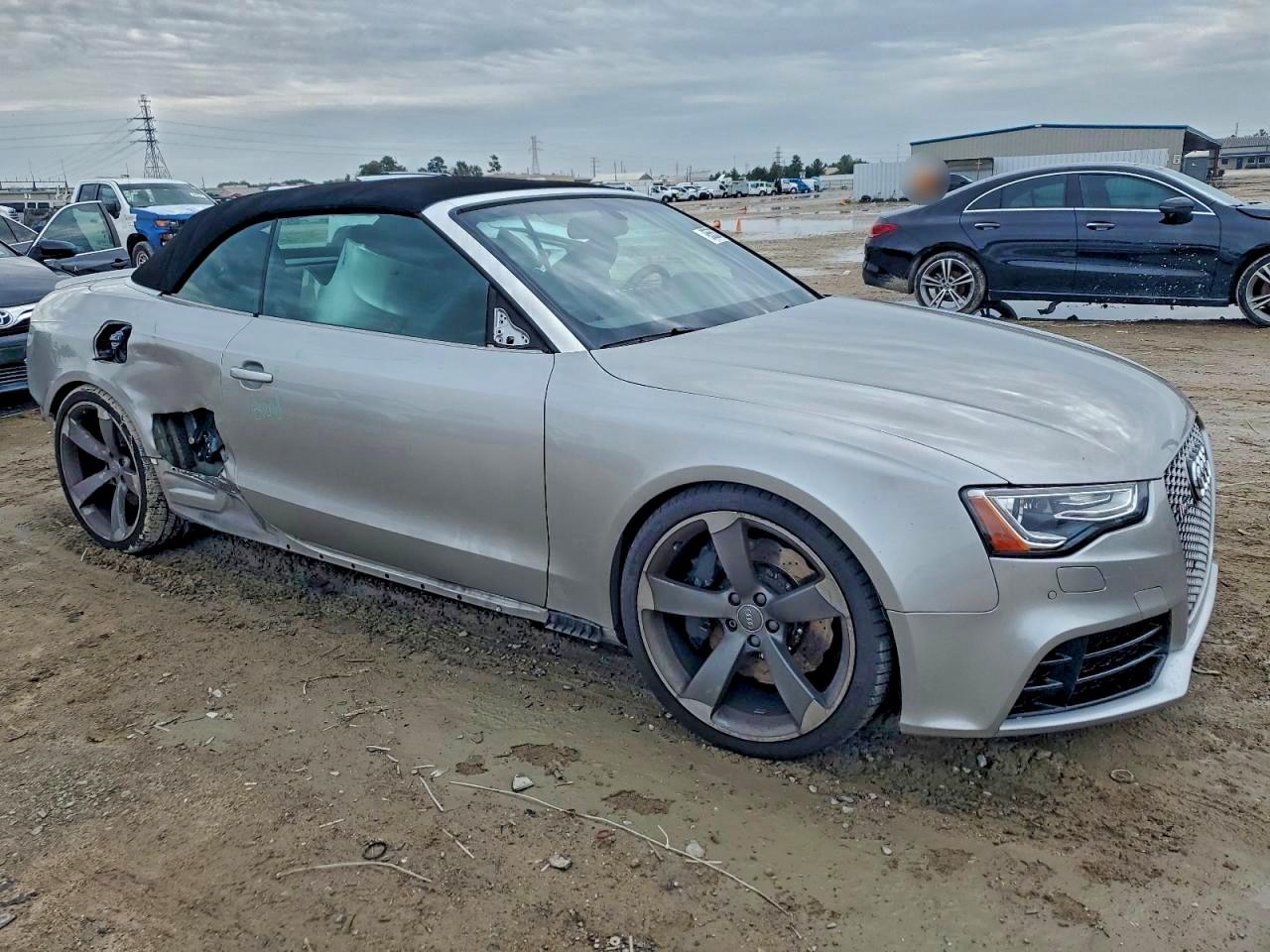 2014 Audi Rs5 Silver vin: WUAC6AFH2EN900443