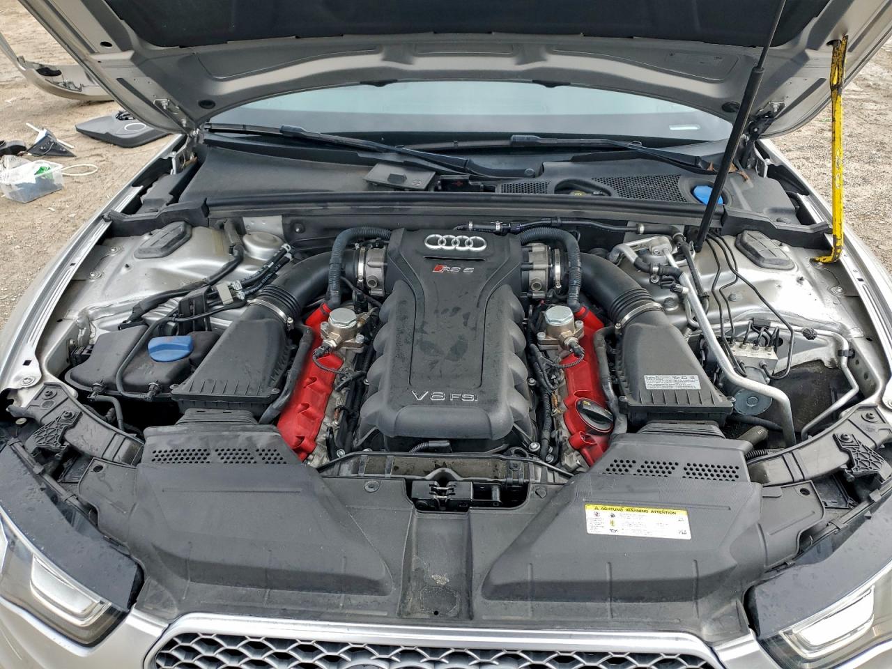2014 Audi Rs5 Silver vin: WUAC6AFH2EN900443