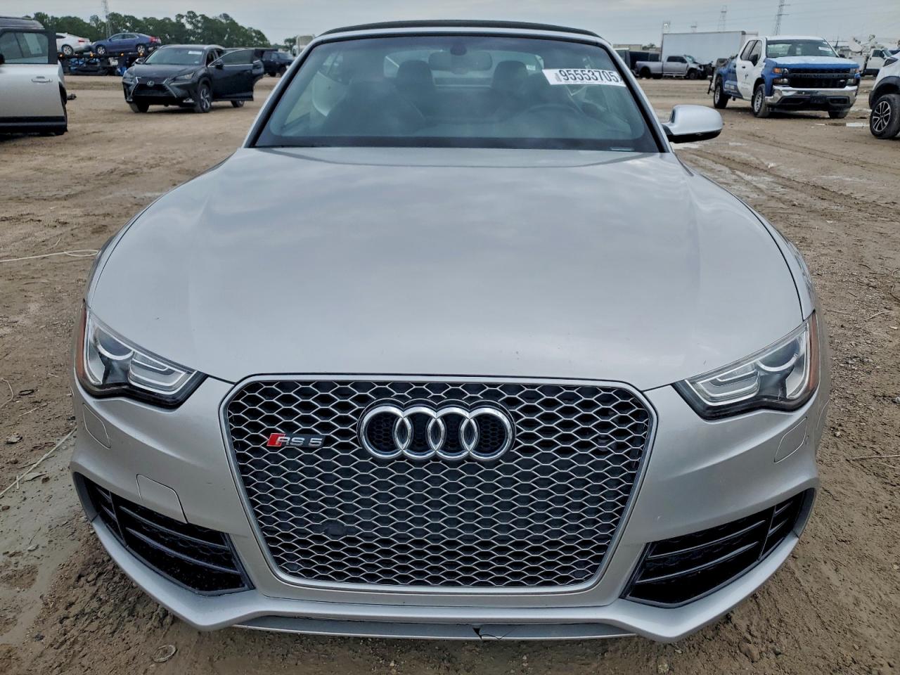 2014 Audi Rs5 Silver vin: WUAC6AFH2EN900443