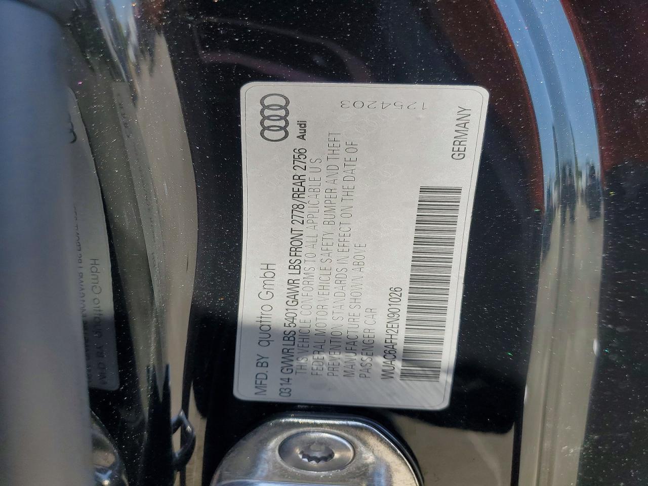 2014 Audi Rs5 Black vin: WUAC6AFH2EN901026