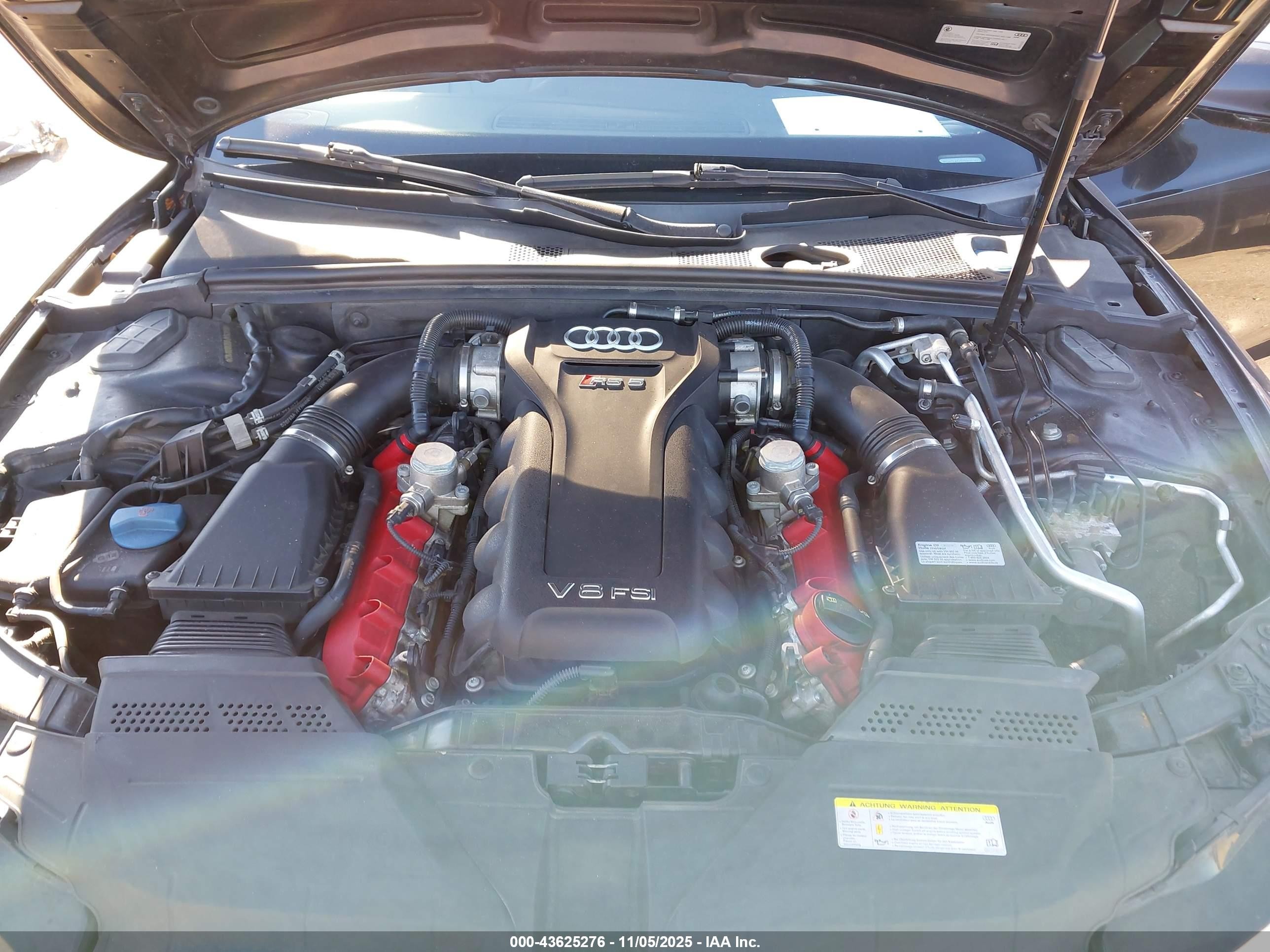 2014 Audi Rs 5 4.2 Black vin: WUAC6AFH5EN900162