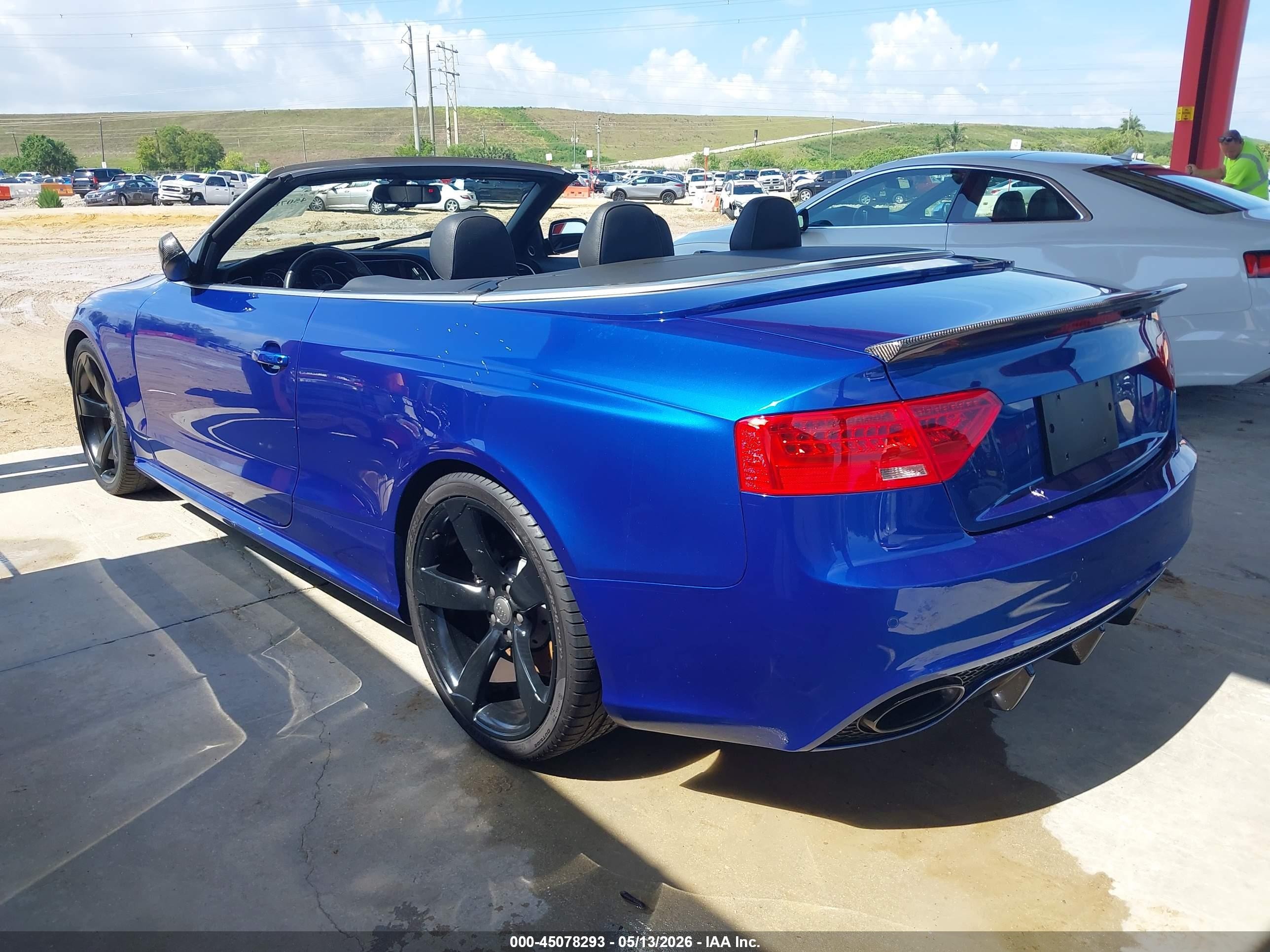 2014 Audi Rs 5 4.2 Blue vin: WUAC6AFH9EN900598