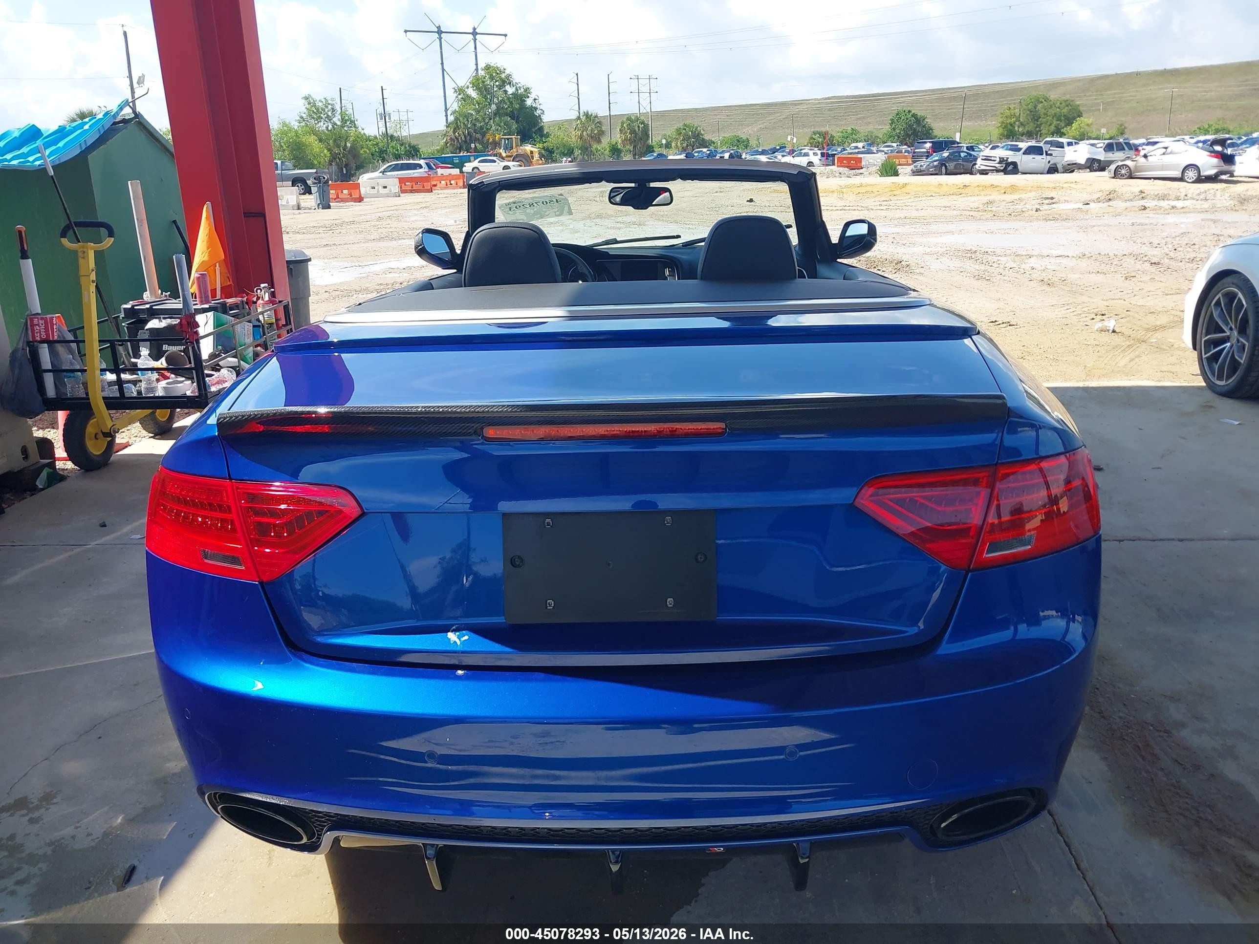 2014 Audi Rs 5 4.2 Blue vin: WUAC6AFH9EN900598