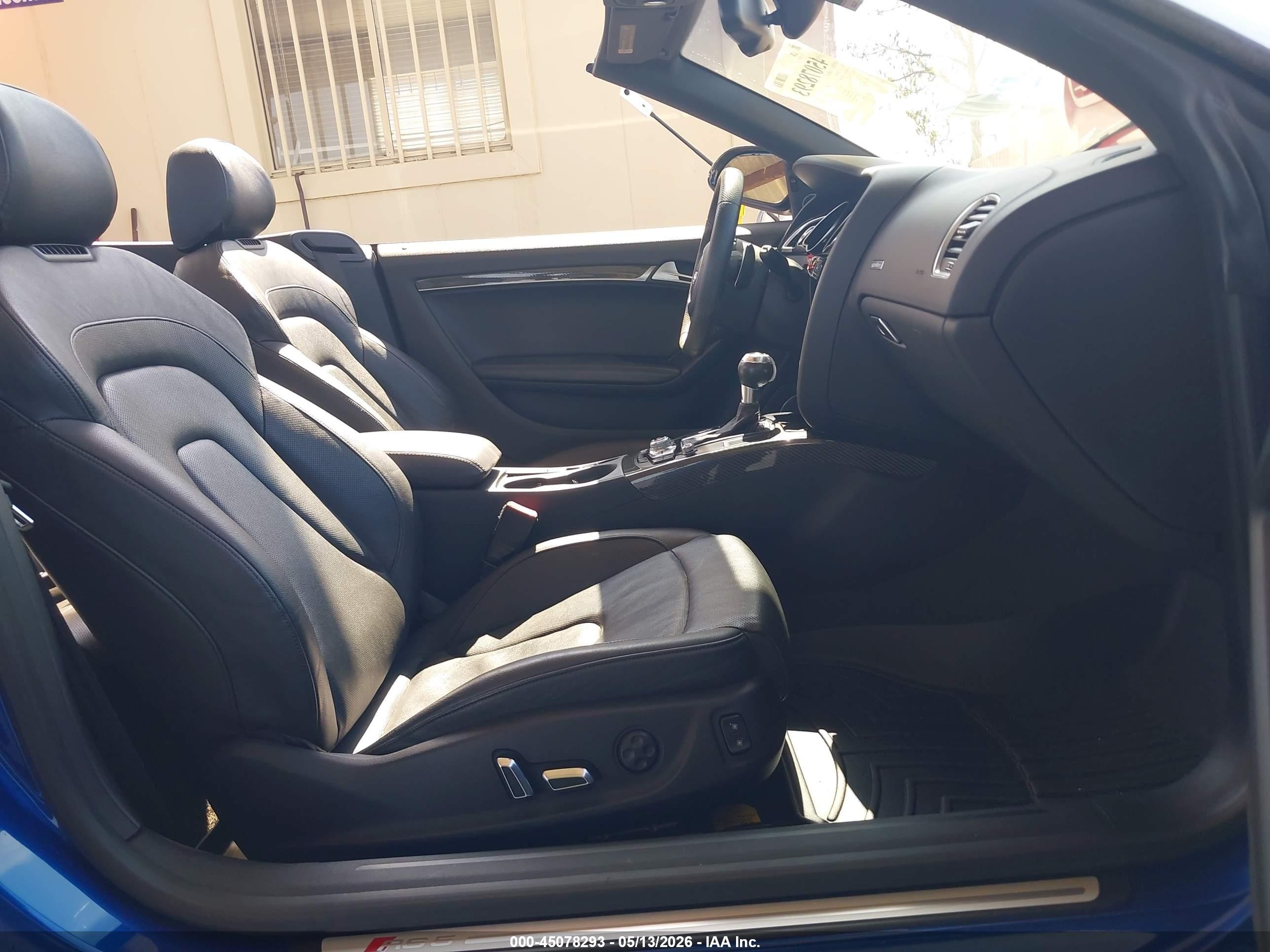 2014 Audi Rs 5 4.2 Blue vin: WUAC6AFH9EN900598