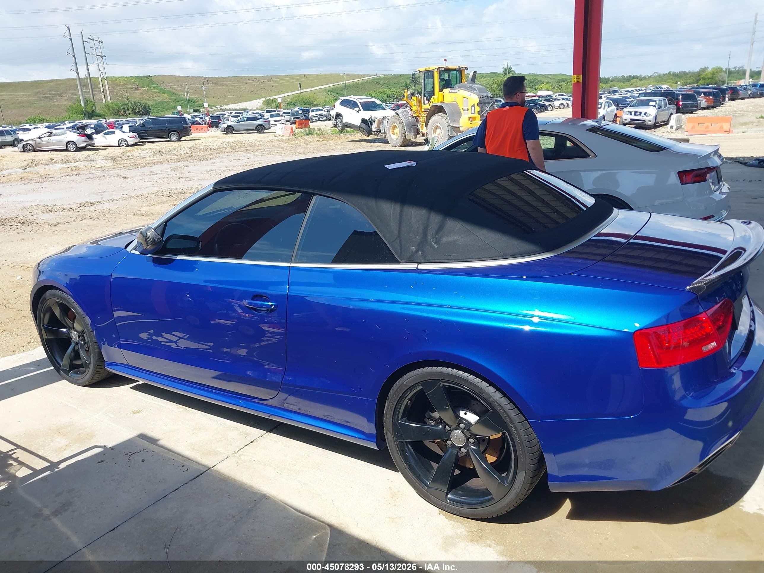 2014 Audi Rs 5 4.2 Blue vin: WUAC6AFH9EN900598