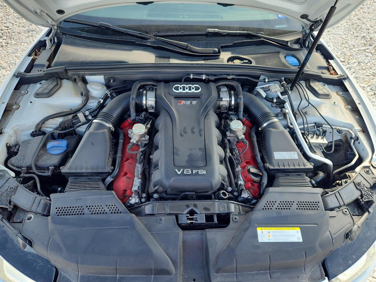 2013 Audi Rs5 Gray vin: WUAC6AFHXDN900723