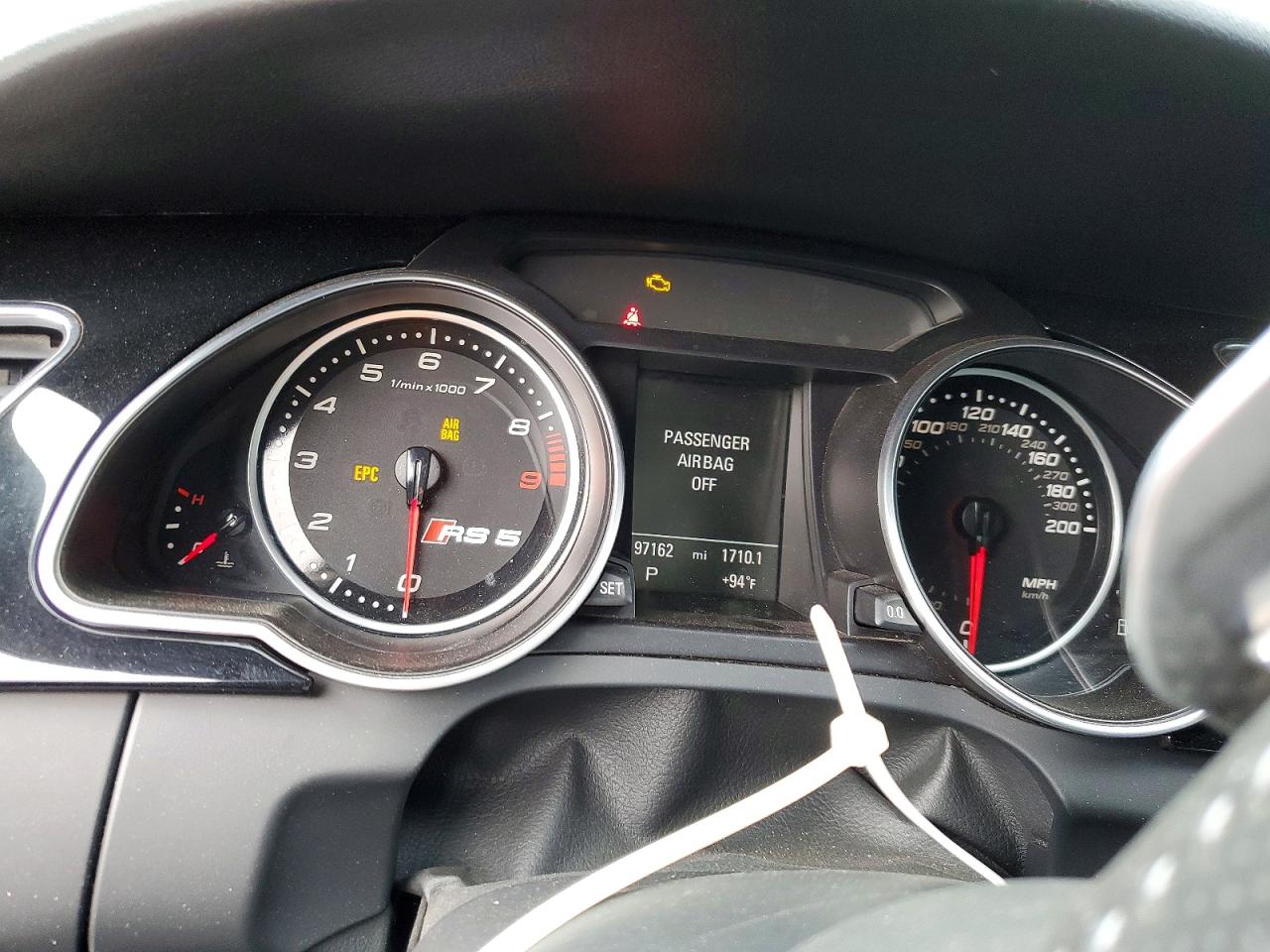 2013 Audi Rs5 Gray vin: WUAC6AFR0DA901346
