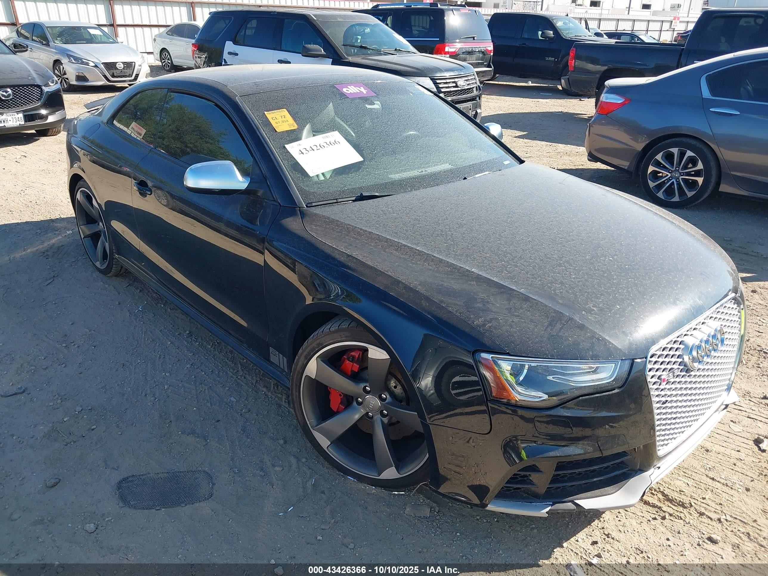 2014 Audi Rs 5 4.2 Black vin: WUAC6AFR0EA901316