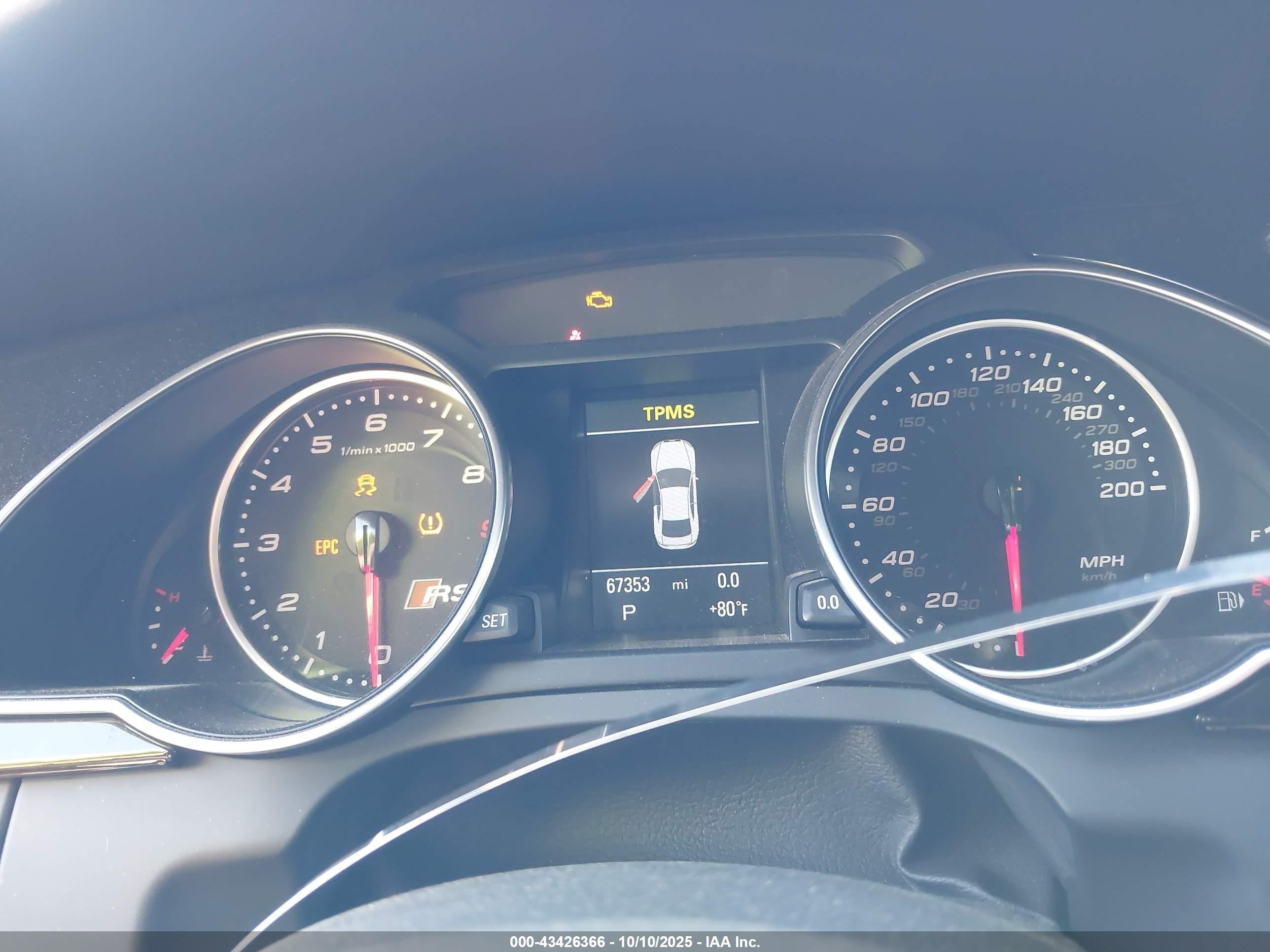 2014 Audi Rs 5 4.2 Черный vin: WUAC6AFR0EA901316