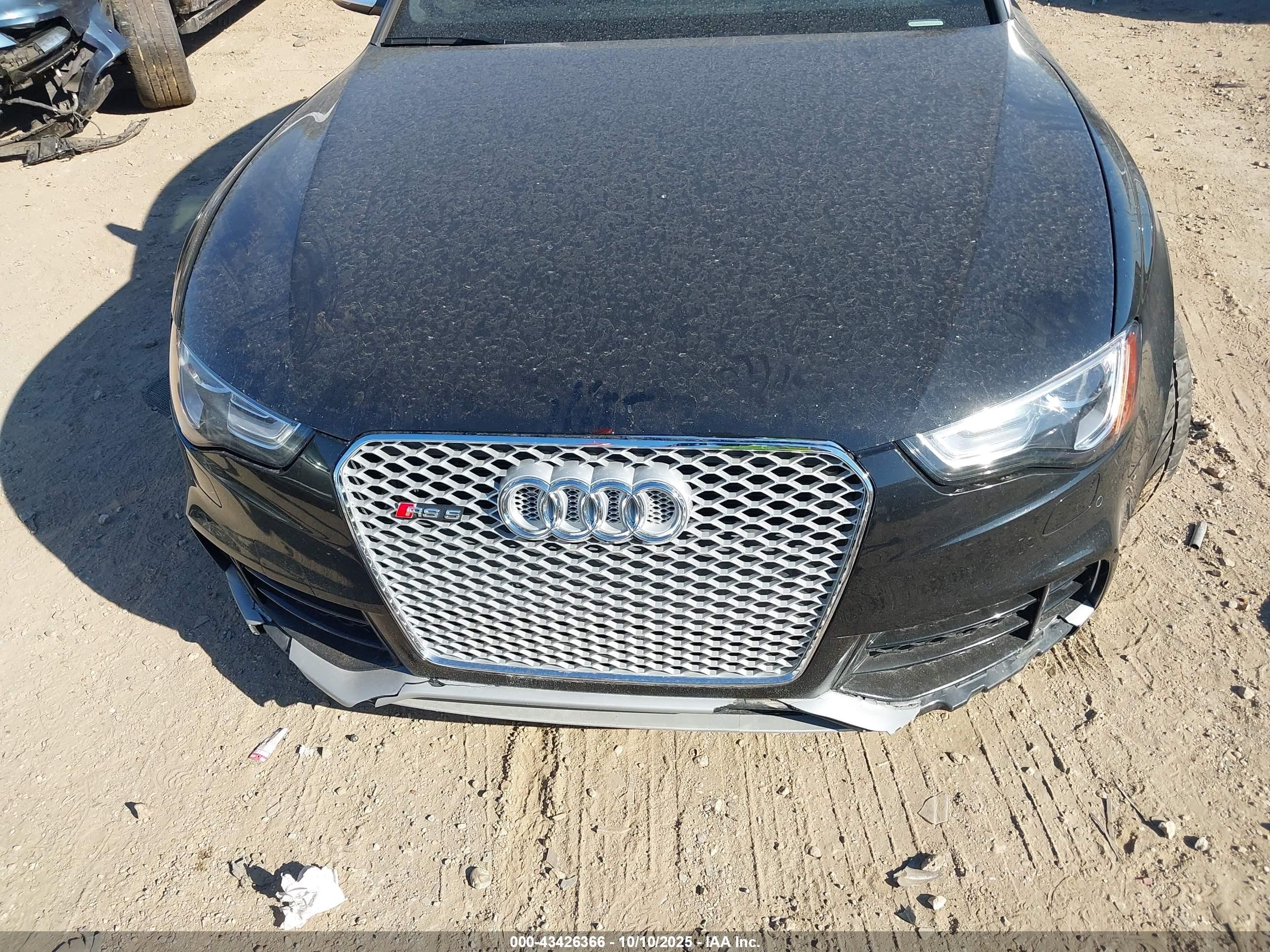 2014 Audi Rs 5 4.2 Черный vin: WUAC6AFR0EA901316