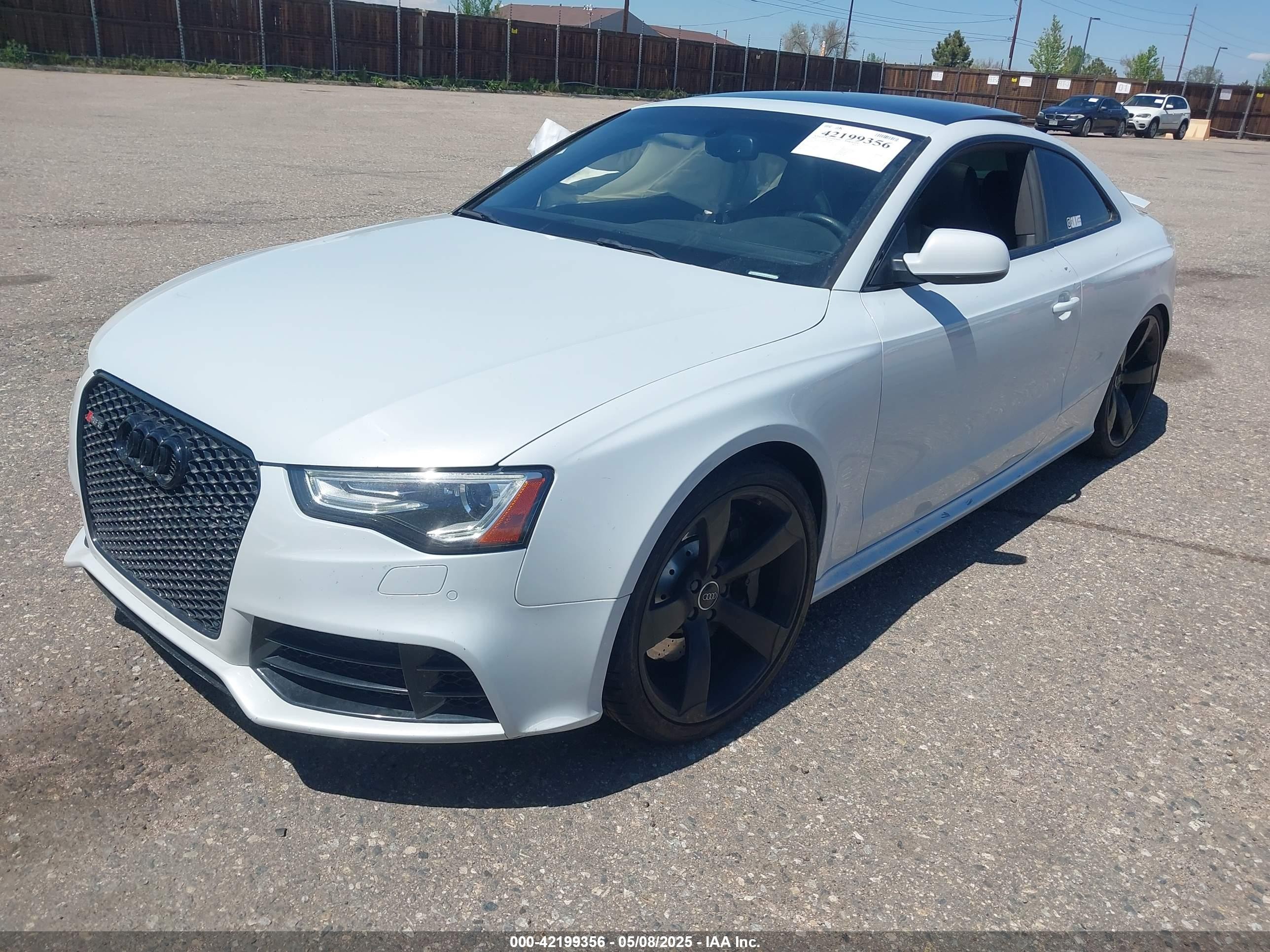 2014 Audi Rs 5 4.2 White vin: WUAC6AFR0EA901543