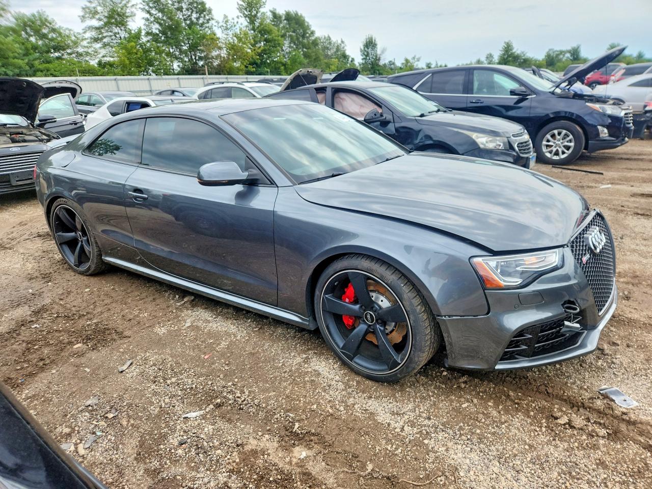 2015 Audi Rs5 Gray vin: WUAC6AFR0FA901625
