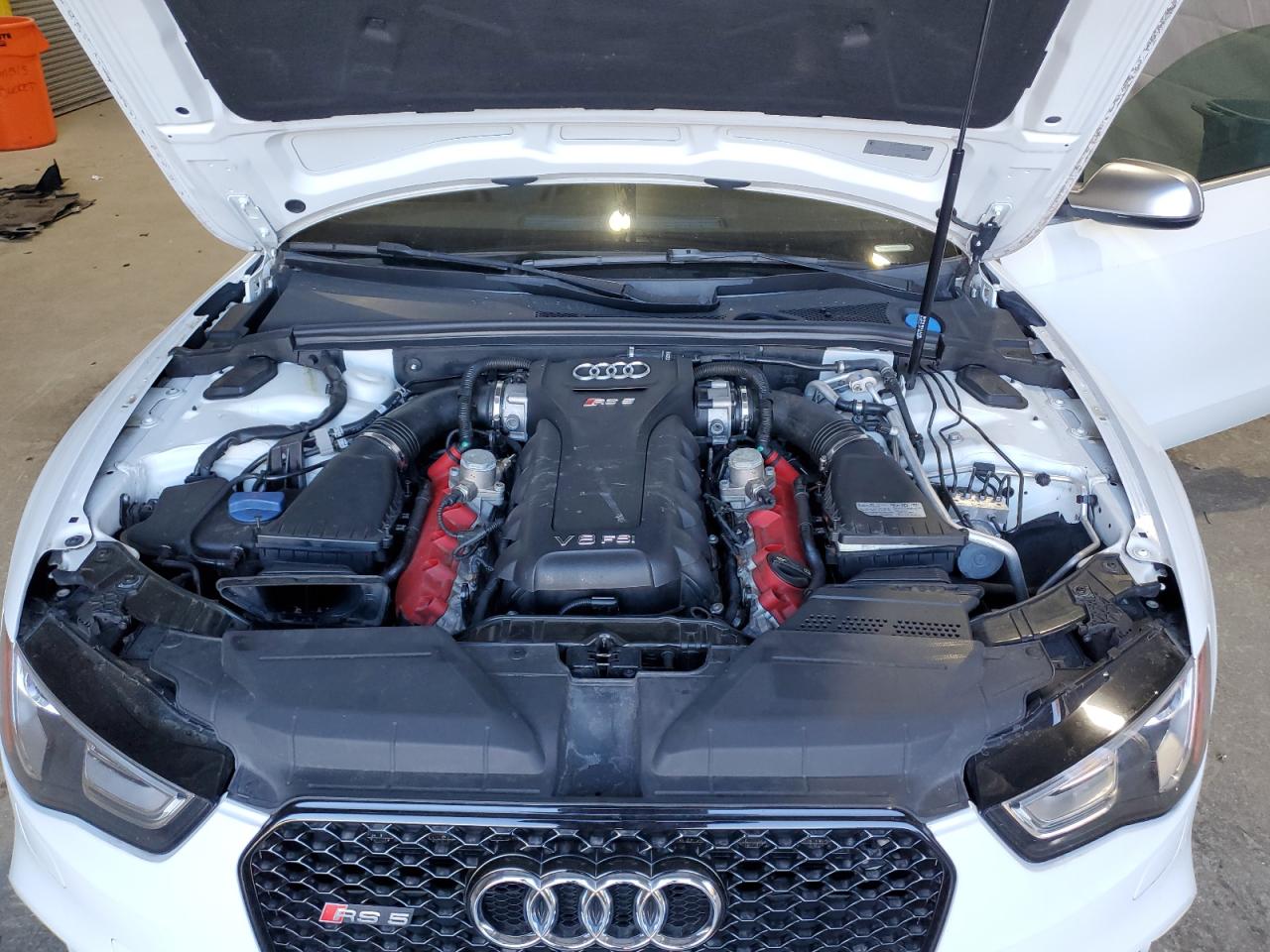 2014 Audi Rs5 White vin: WUAC6AFR1EA902202