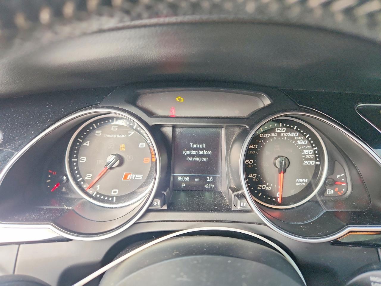 2015 Audi Rs5 Серый vin: WUAC6AFR1FA901083