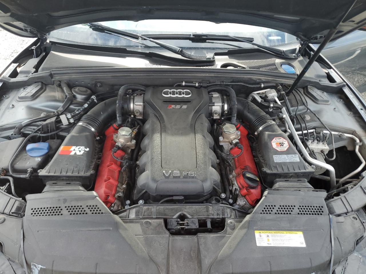 2014 Audi Rs5 Gray vin: WUAC6AFR2EA900183