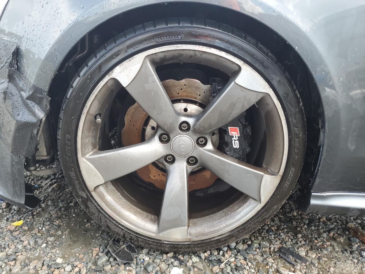 2014 Audi Rs5 Gray vin: WUAC6AFR2EA900183 Damage: Left Front Wheel, Curb Rash, > 12 inches